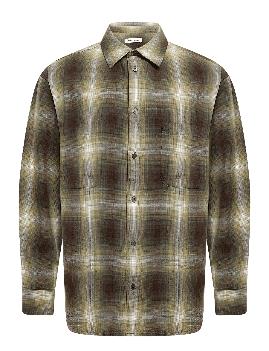 WOOD WOOD - WWCarter shirt 25523 - ruudulised särgid - cedar check - 1