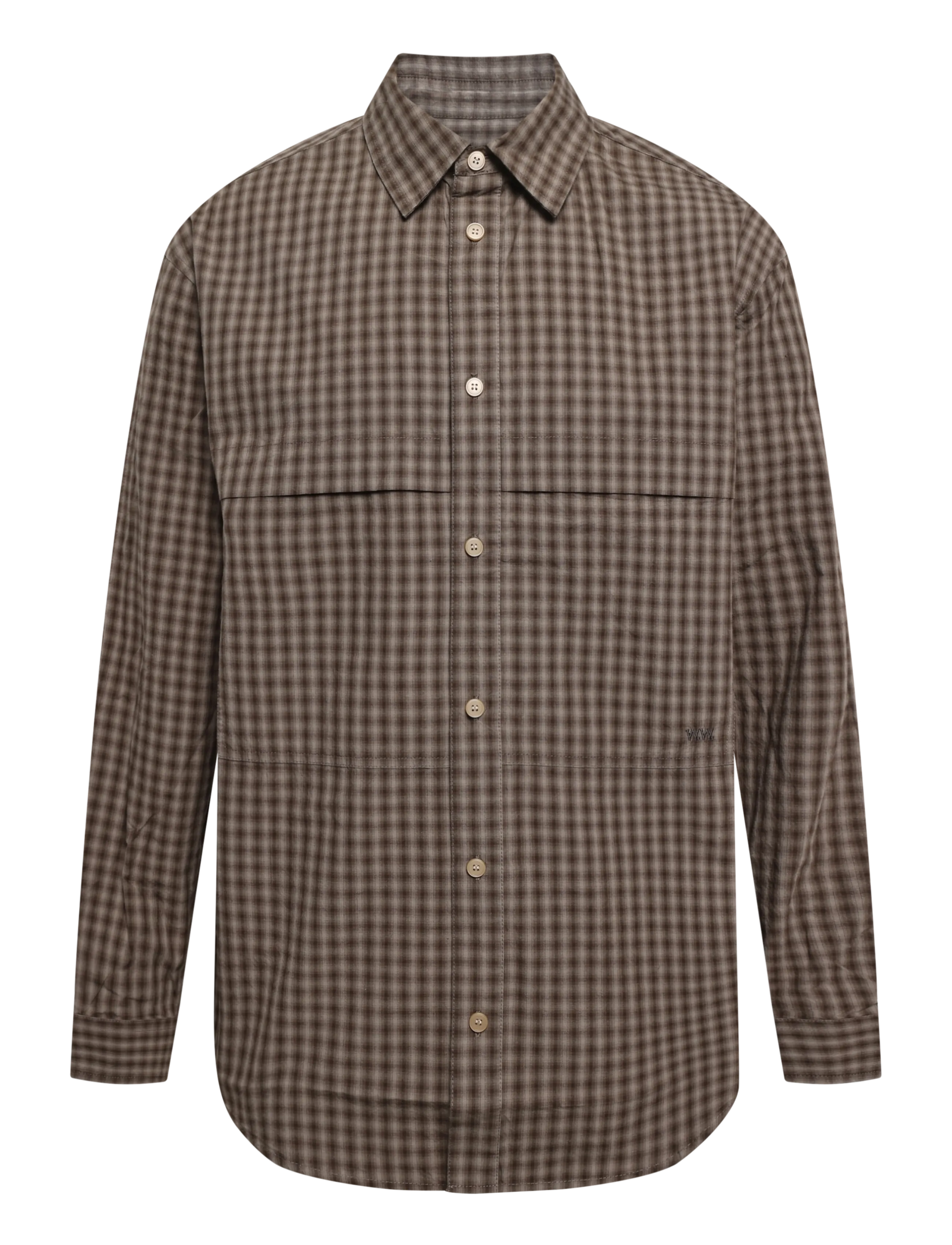 WOOD WOOD - WWCarter shirt 25391 - randiga skjortor - crocodile check - 1