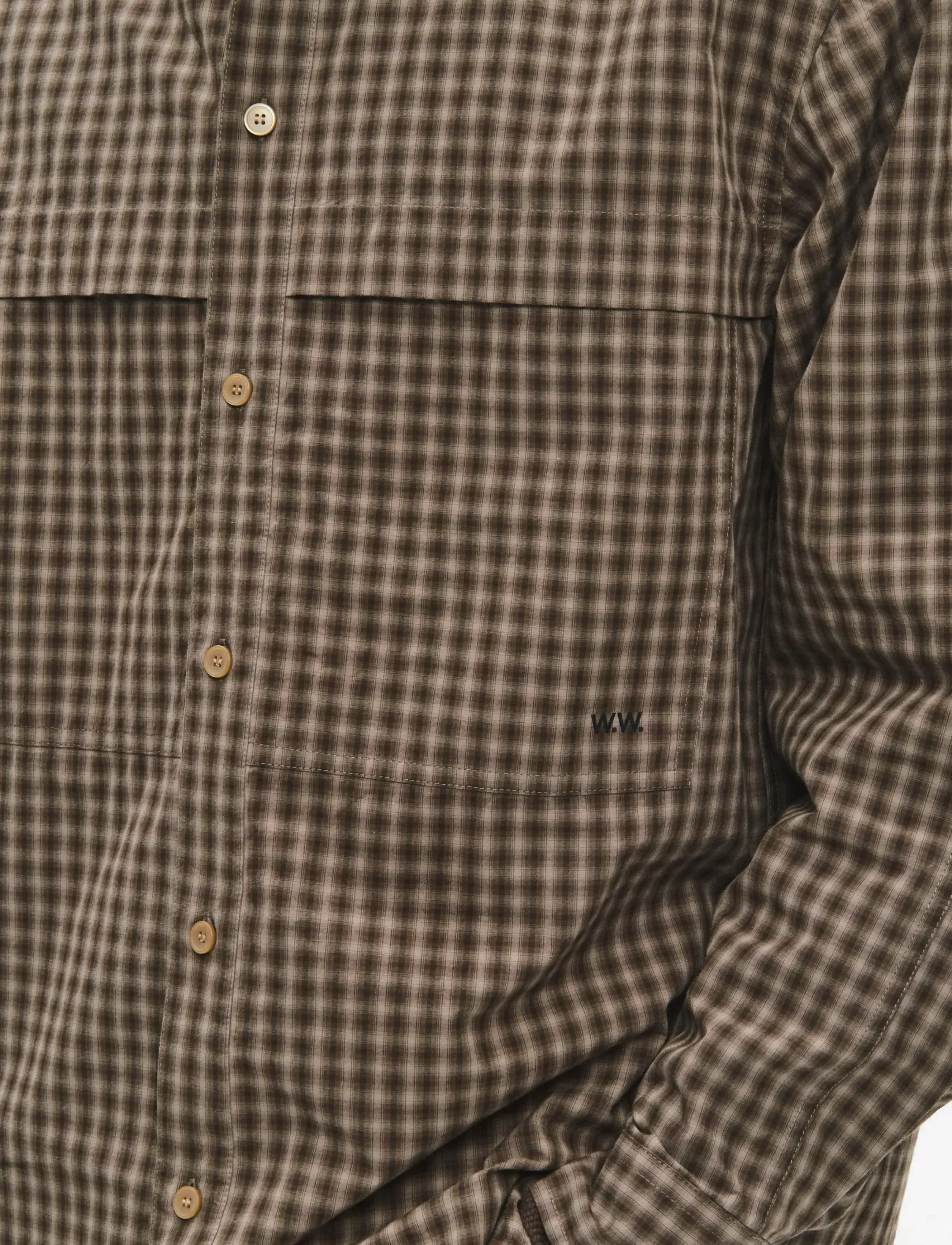 WOOD WOOD - WWCarter shirt 25391 - striped shirts - crocodile check - 4