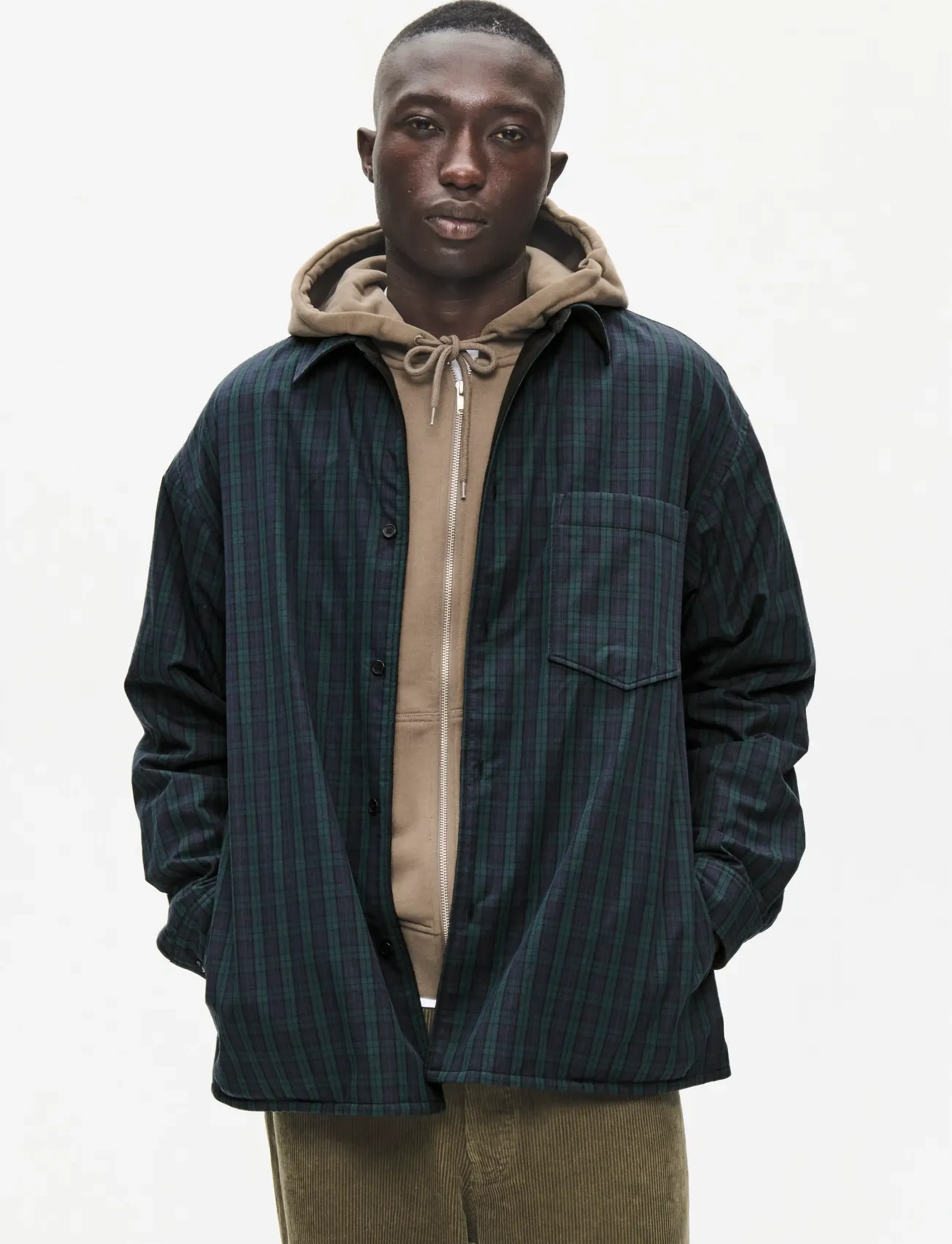 WOOD WOOD - WWKamse shirt jacket 25540 - herbstjacken - ocean cavern check - 0