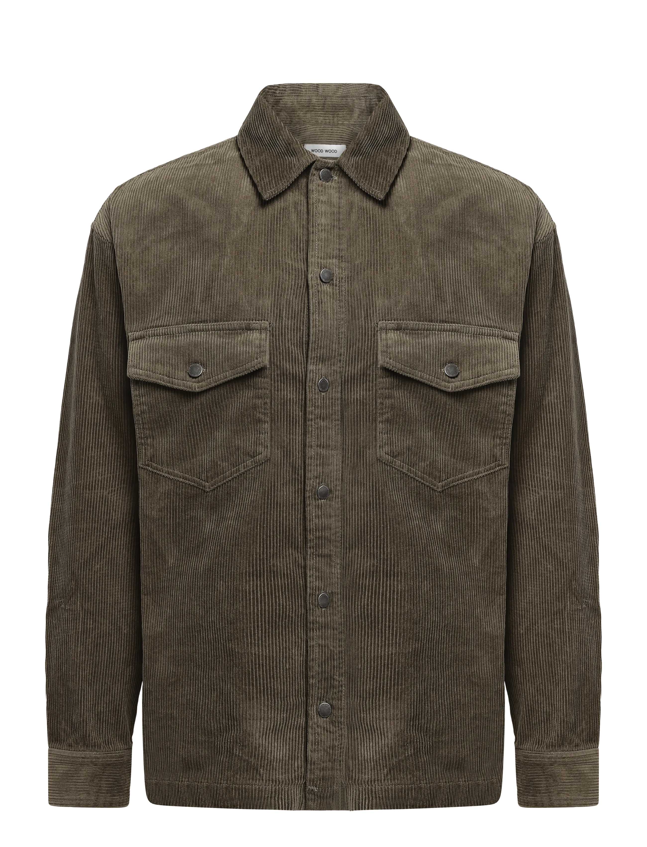 WOOD WOOD WWDavid overshirt 25258 - Kleidung - CROCODILE / khaki/green