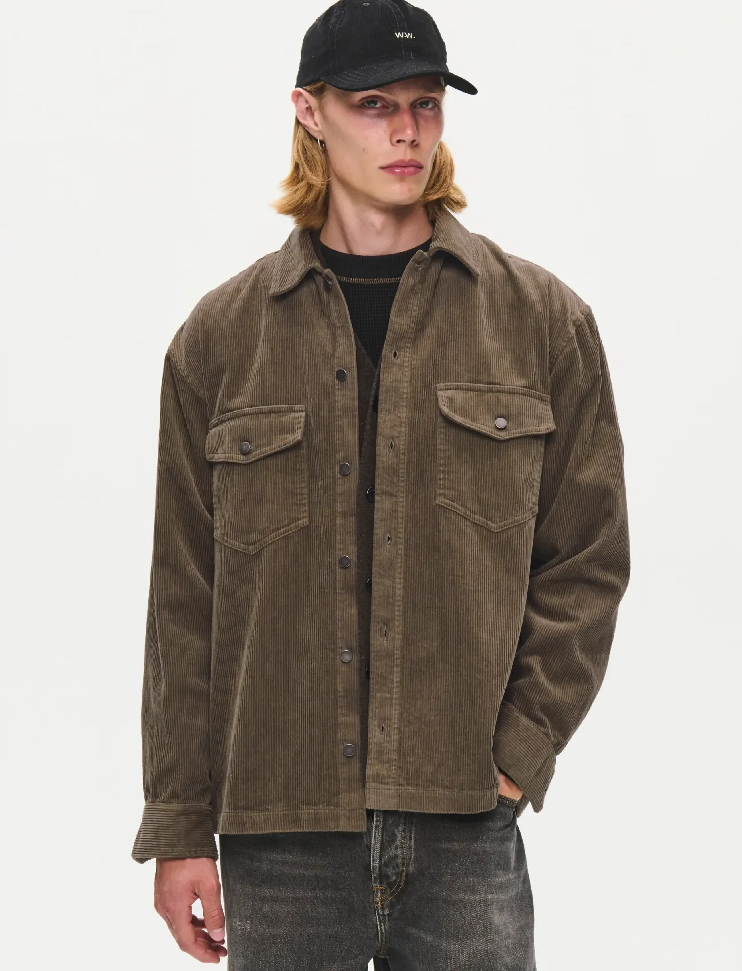 WOOD WOOD - WWDavid overshirt 25258 - Überhemden - crocodile - 0