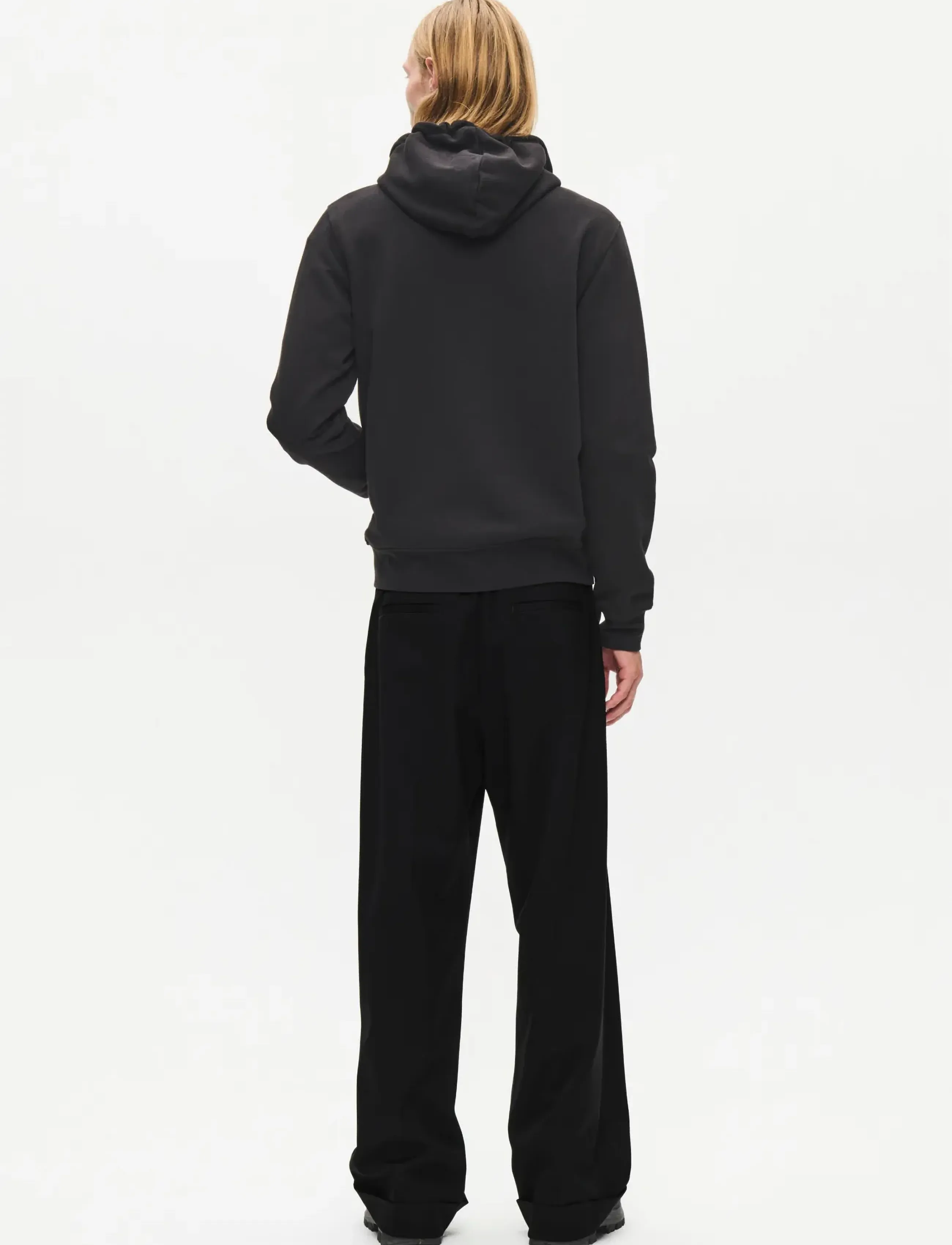 WOOD WOOD - WWLuca trousers 25458 - casual byxor - black - 3