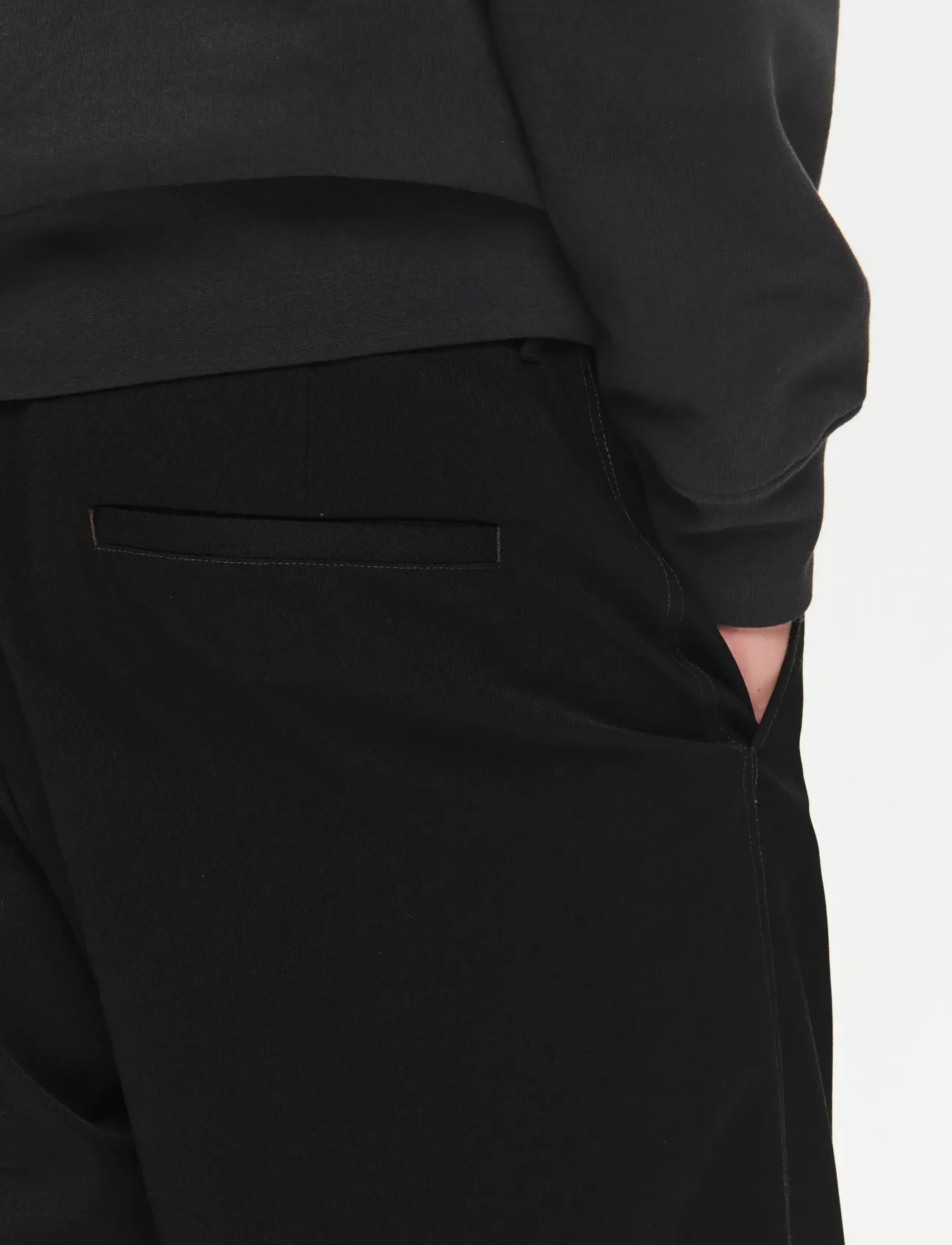 WOOD WOOD - WWLuca trousers 25458 - casual byxor - black - 5