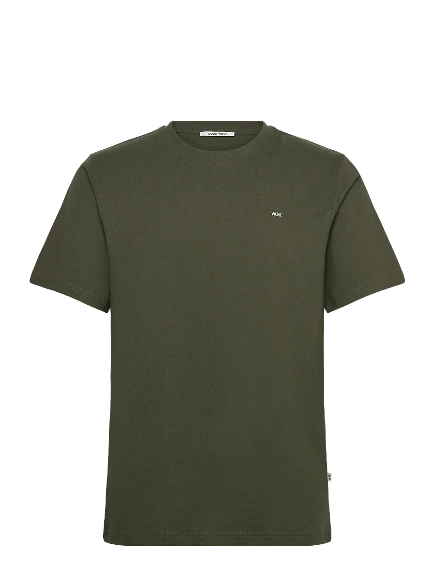 WOOD WOOD - WWEssential Sami Tshirt - kurzärmelige t-shirts - deep depths - 1