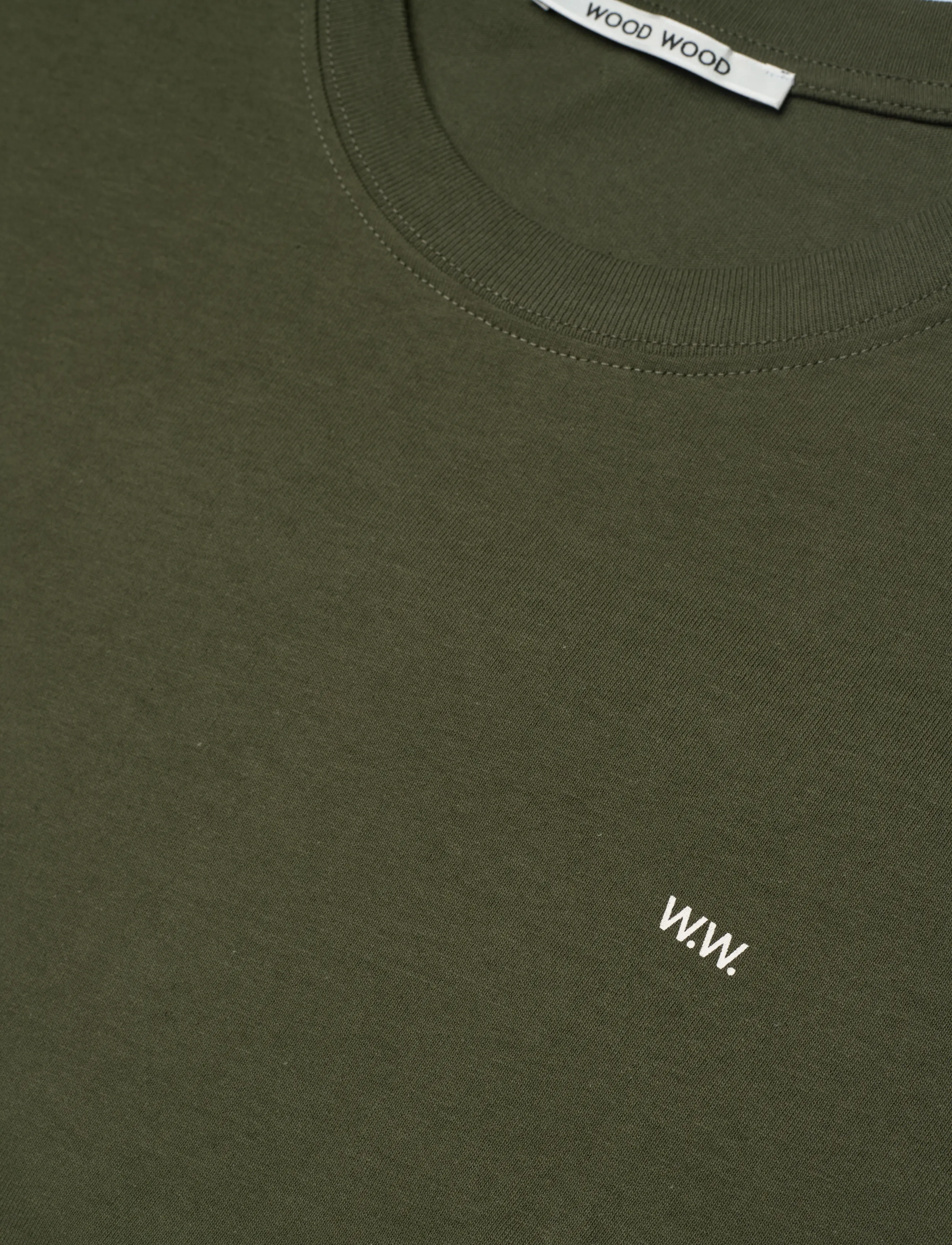 WOOD WOOD - WWEssential Sami Tshirt - kortärmade t-shirts - deep depths - 3