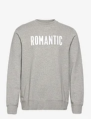 Wood Wood - Hugh Romantic sweatshirt - kapuzenpullover - grey melange - 0