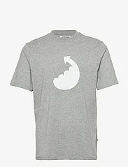 Wood Wood - Bobby Bubblearrow T-shirt - t-shirts - grey melange - 0