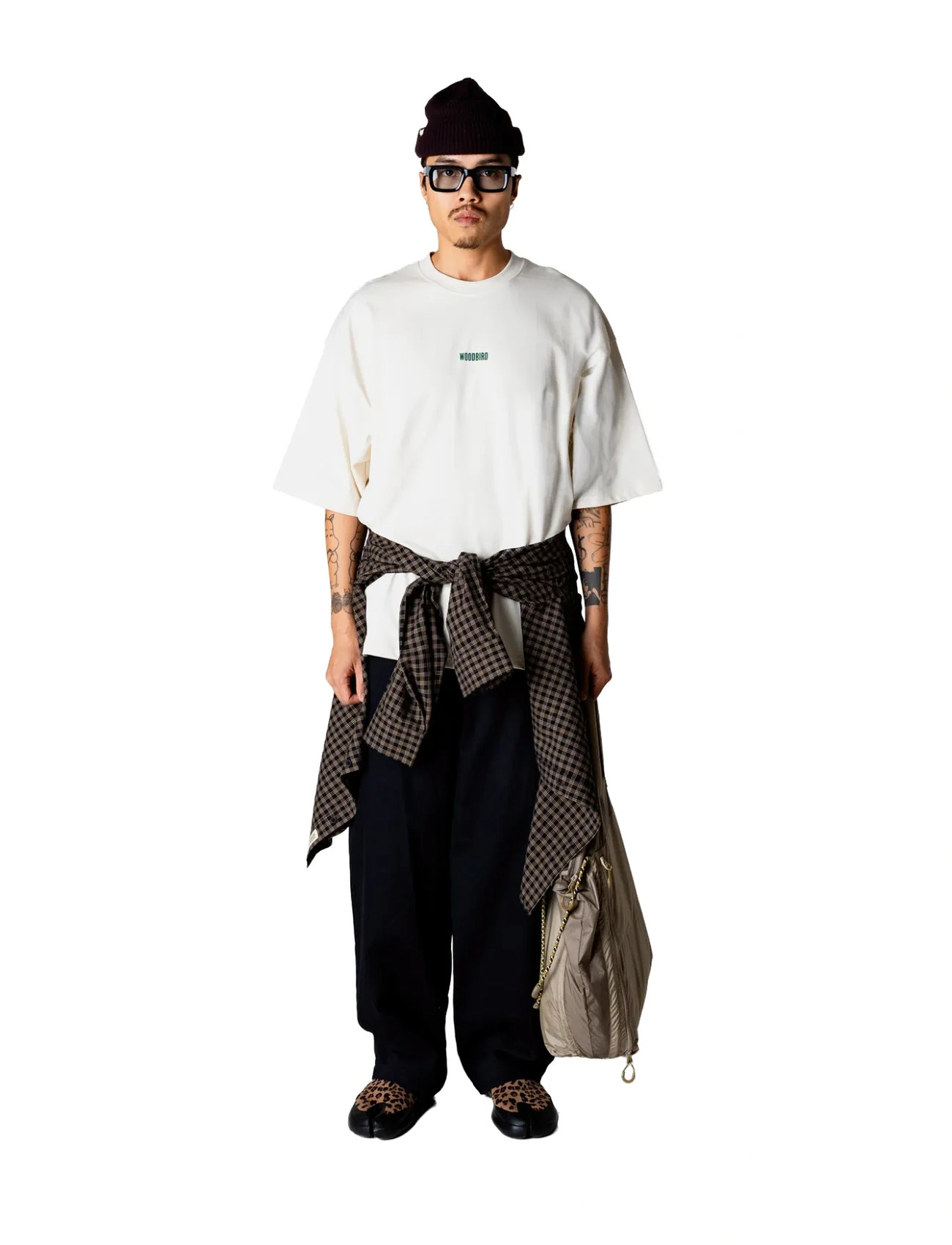 Woodbird Wbbeam Lion Tee - Beige - S 2
