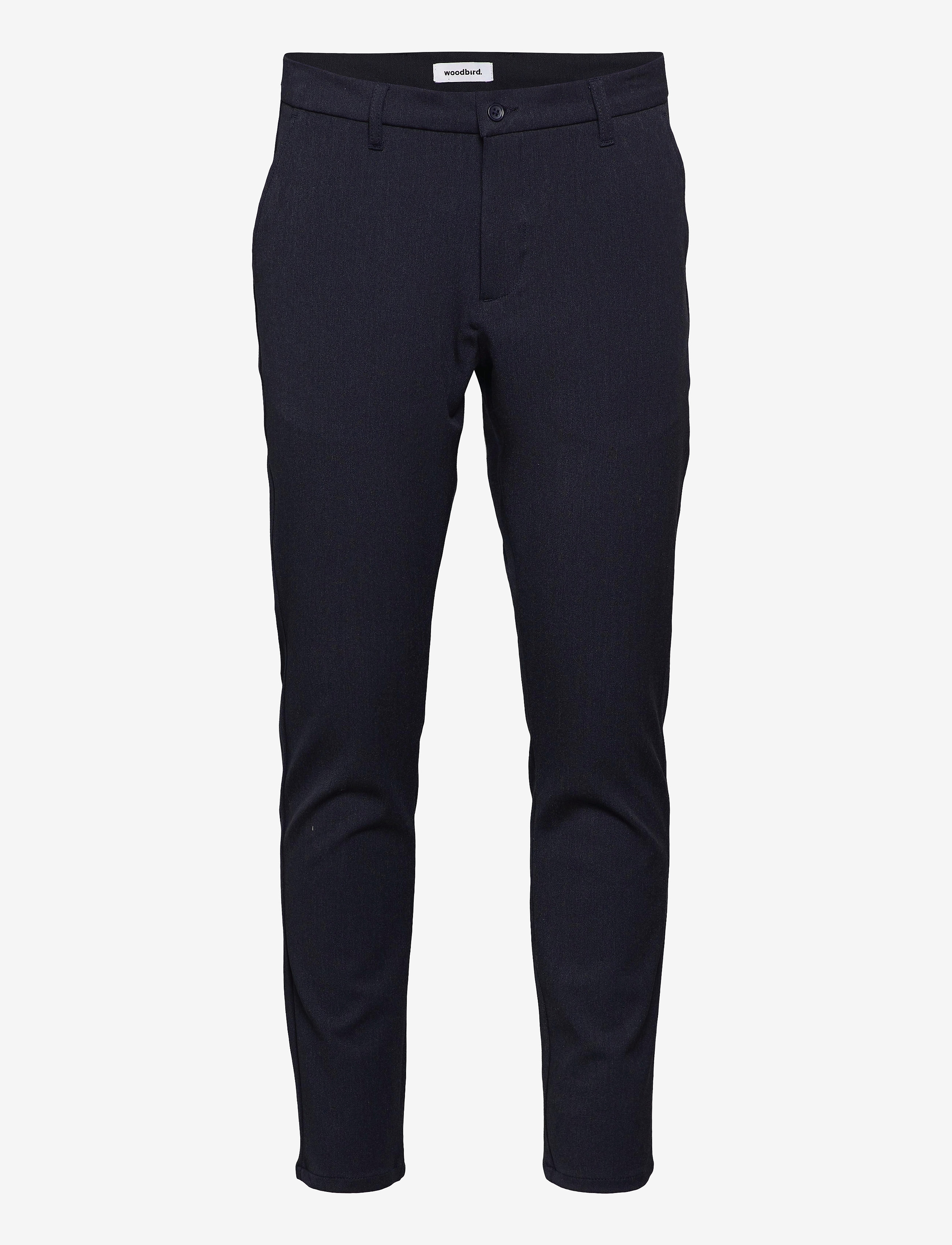 WOODBIRD Steffen Mel. Hose Blau - 26x34 - Herren