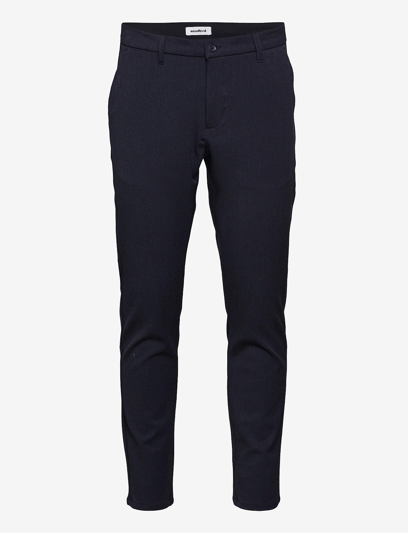 Woodbird - Steffen Mel. Pant - anzugshosen - navy melange - 1