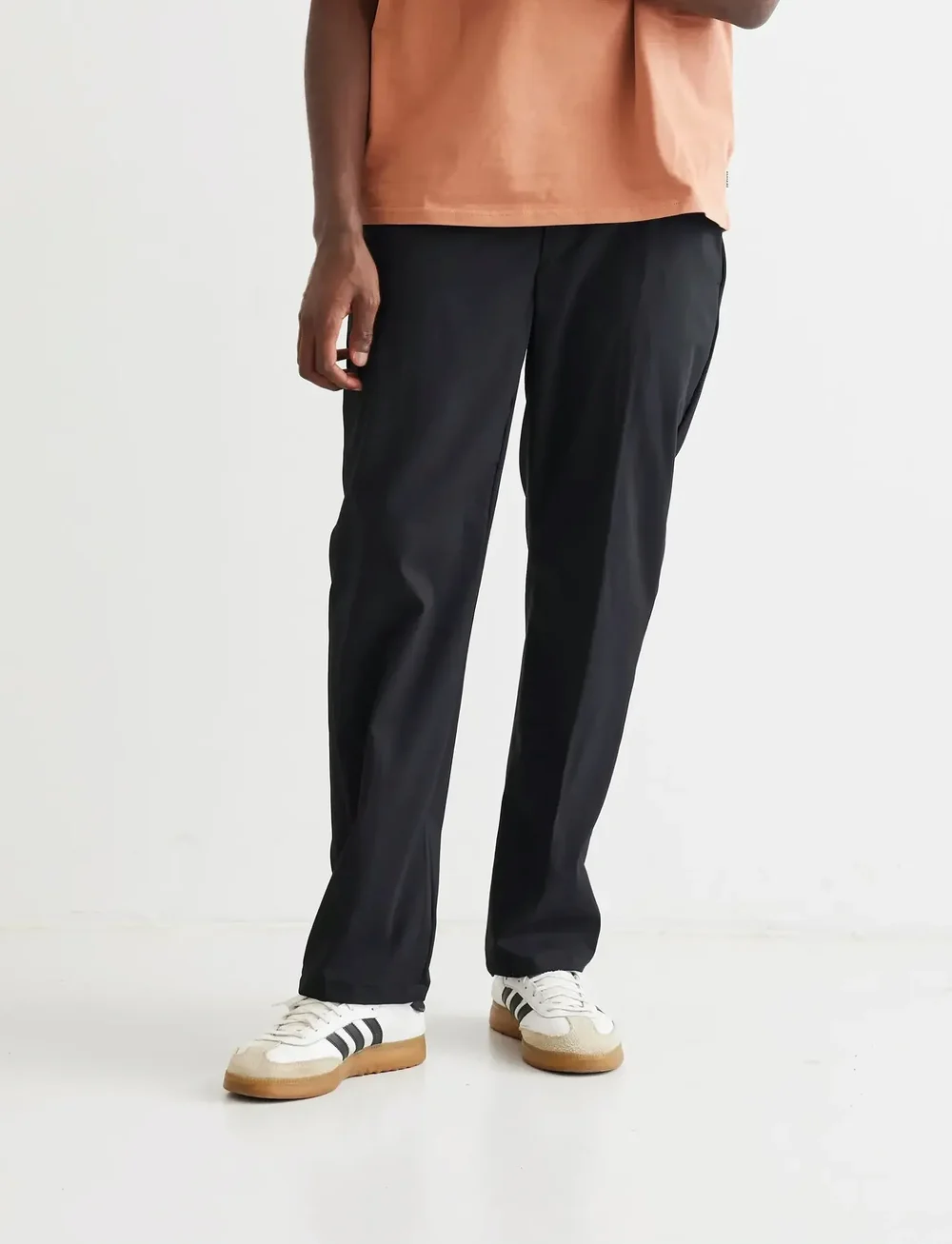 Woodbird - Eik Nickel Pants - casual byxor - black - 0