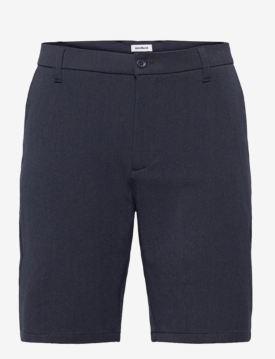 Woodbird - Steffen Melange Shorts - chino shorts - navy melange - 0