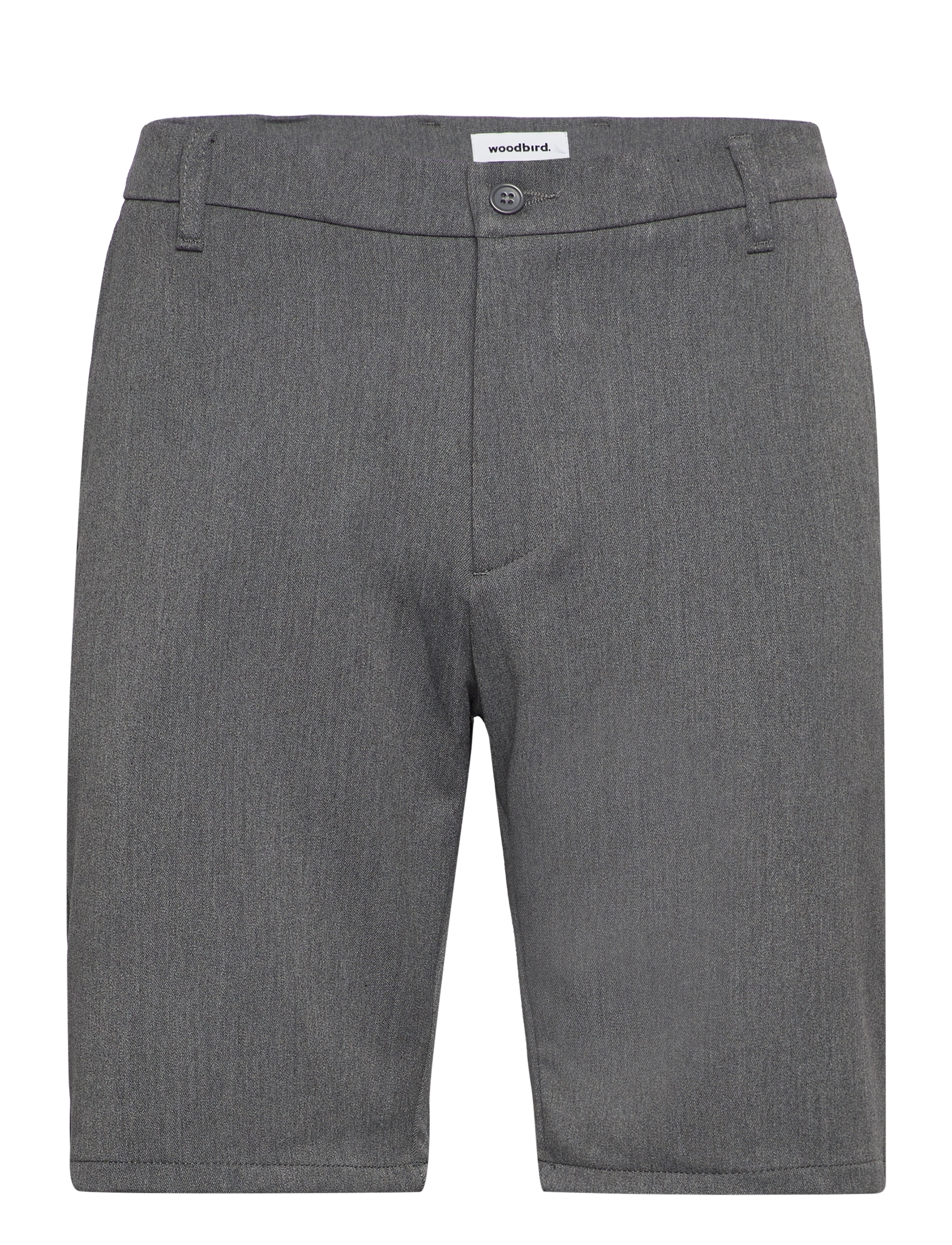 Woodbird Steffen Twill Shorts, Mænd, Twill Shorts, Grå, Str: 27