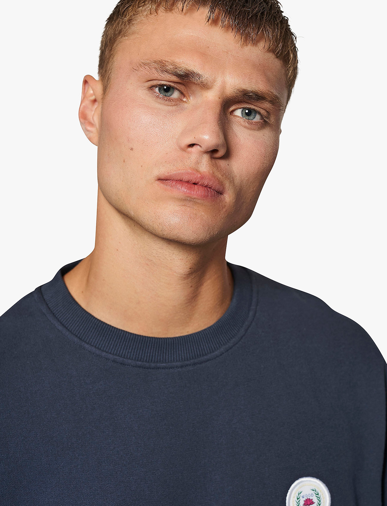 Woodbird - Our Braxy Patch Crew - navy - 3
