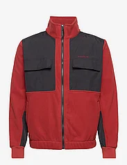 Woodbird - Strukt Zip Fleece - mid layer jackets - spice brown - 0