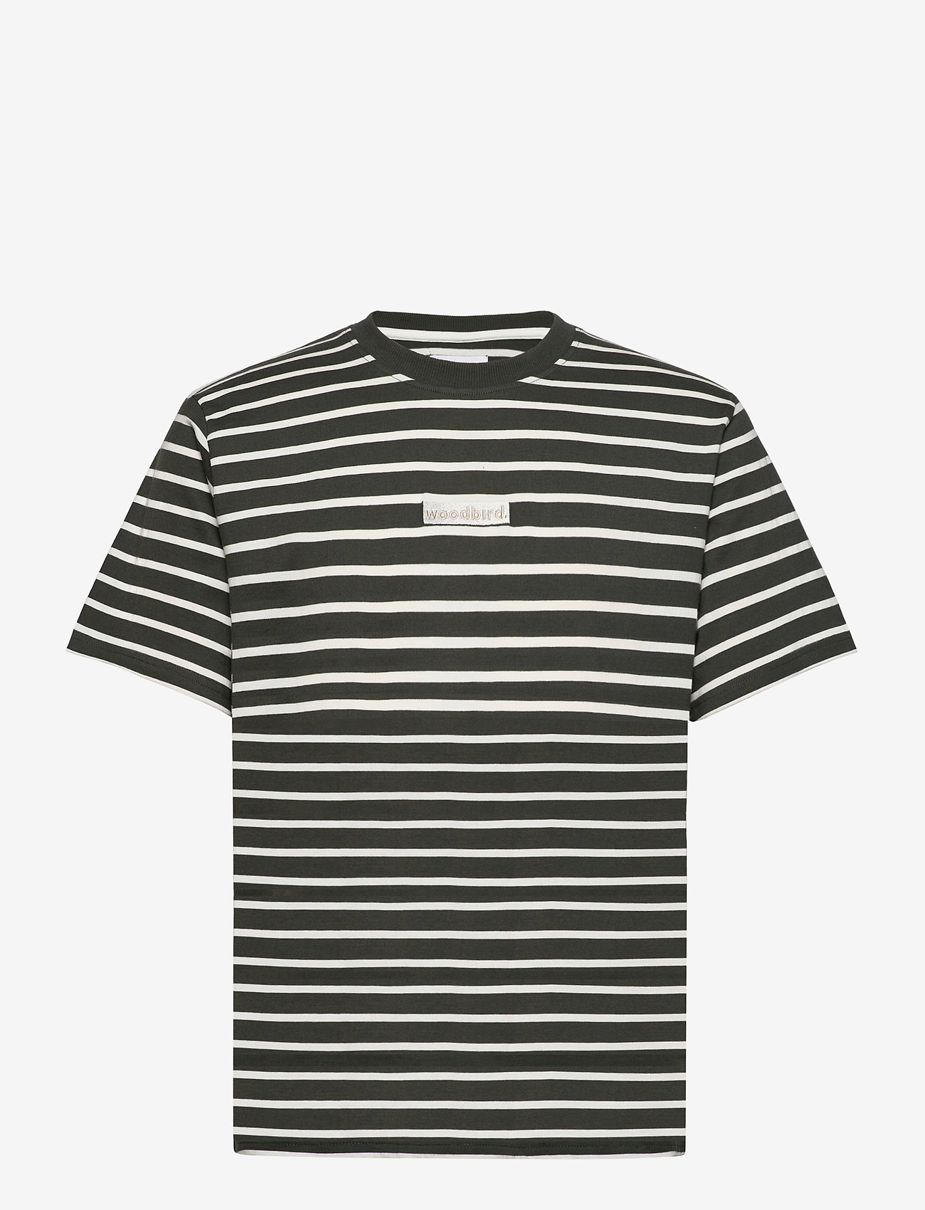 Woodbird - Menak stripe tee - army-kit - 0
