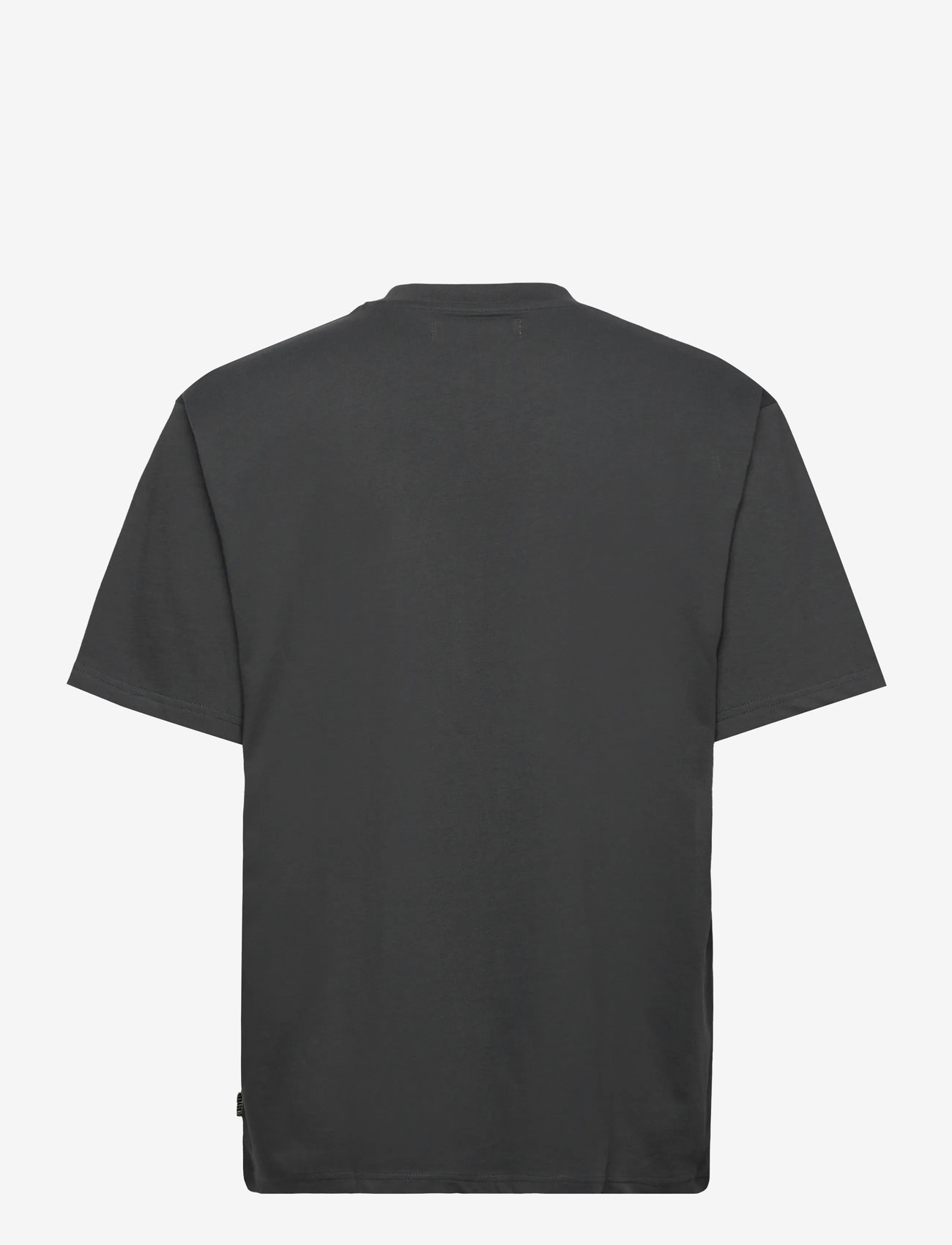 Woodbird - WBBaine Base tee - efterårstøj - asphalt - 1