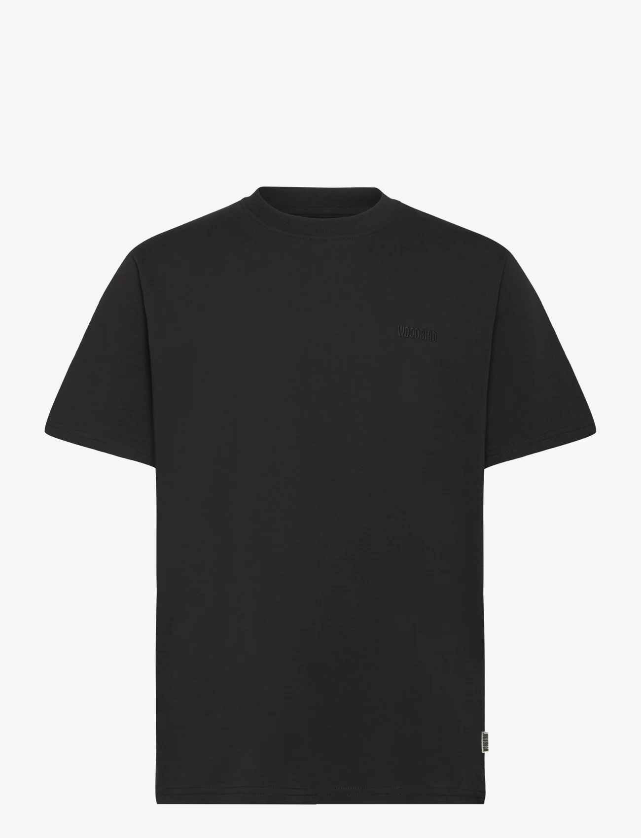 Woodbird - WBBaine Base tee - t-shirts - black - 0