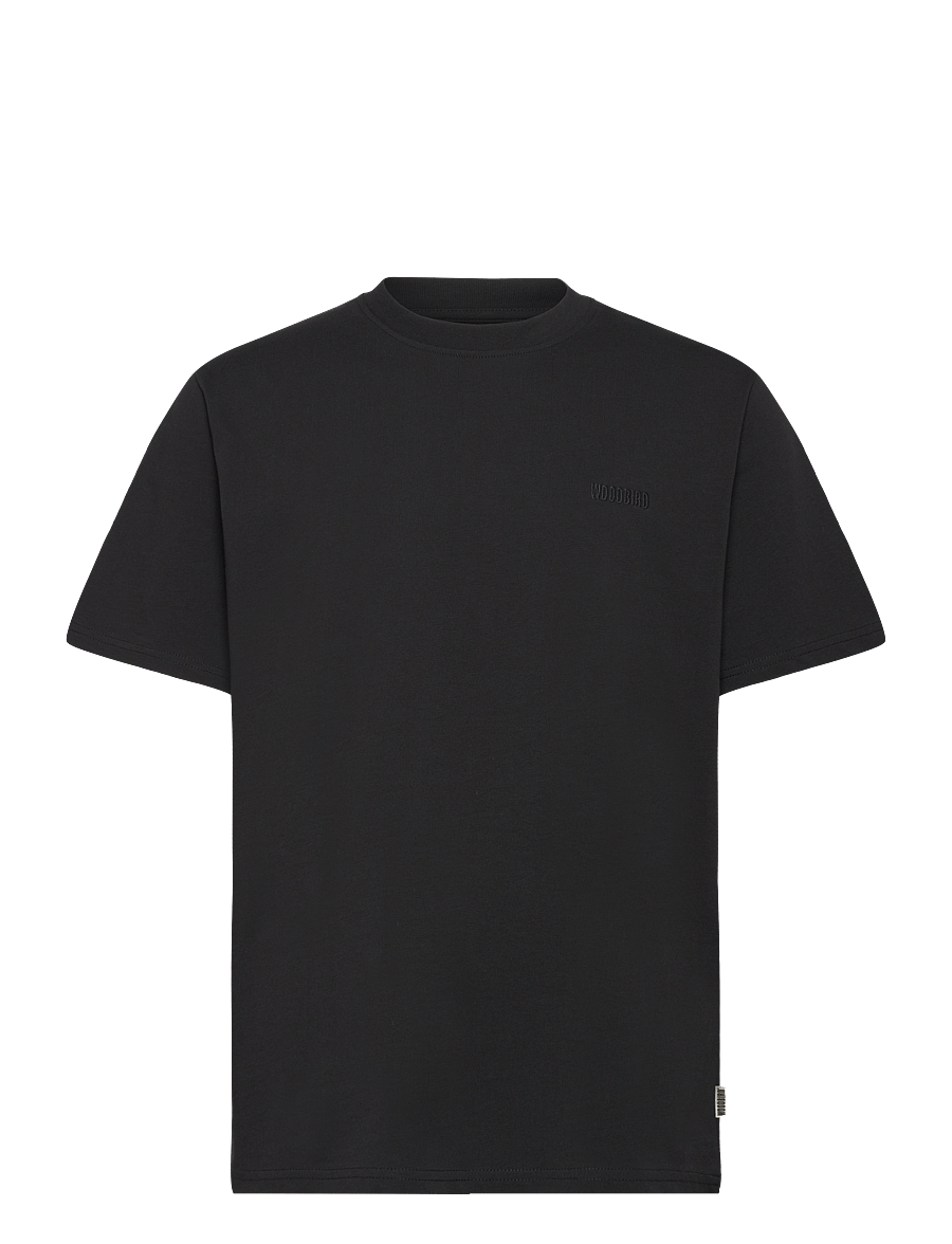 Woodbird - WBBaine Base tee - kurzärmelige t-shirts - black - 1