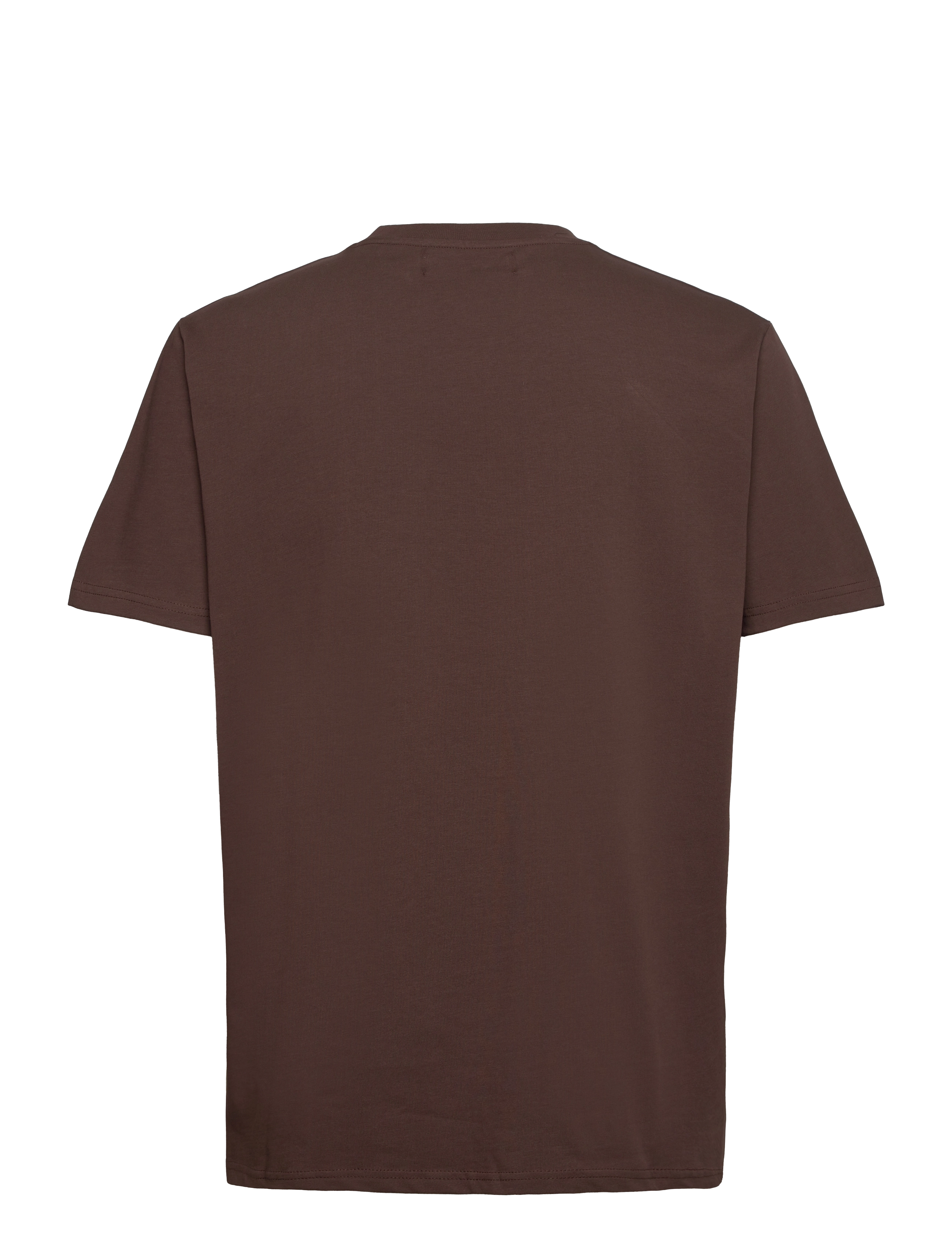 Woodbird - WBBaine Base tee - short-sleeved t-shirts - brown - 2