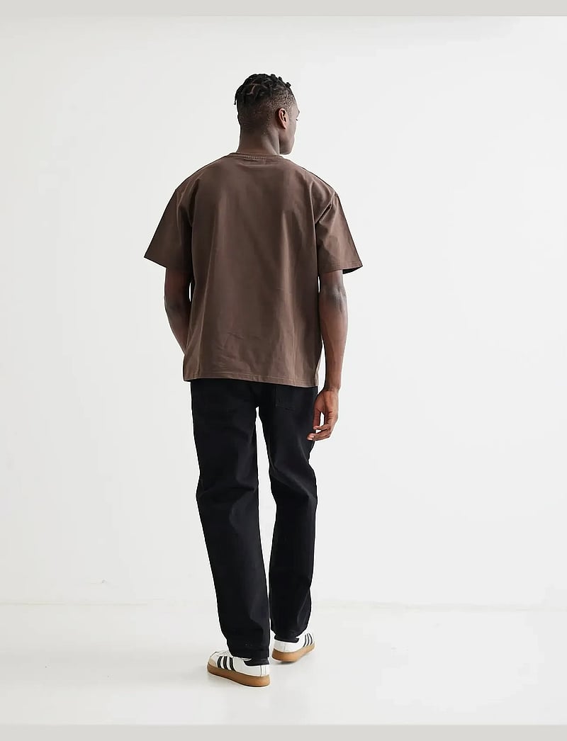 Woodbird - WBBaine Base tee - kortærmede t-shirts - brown - 5