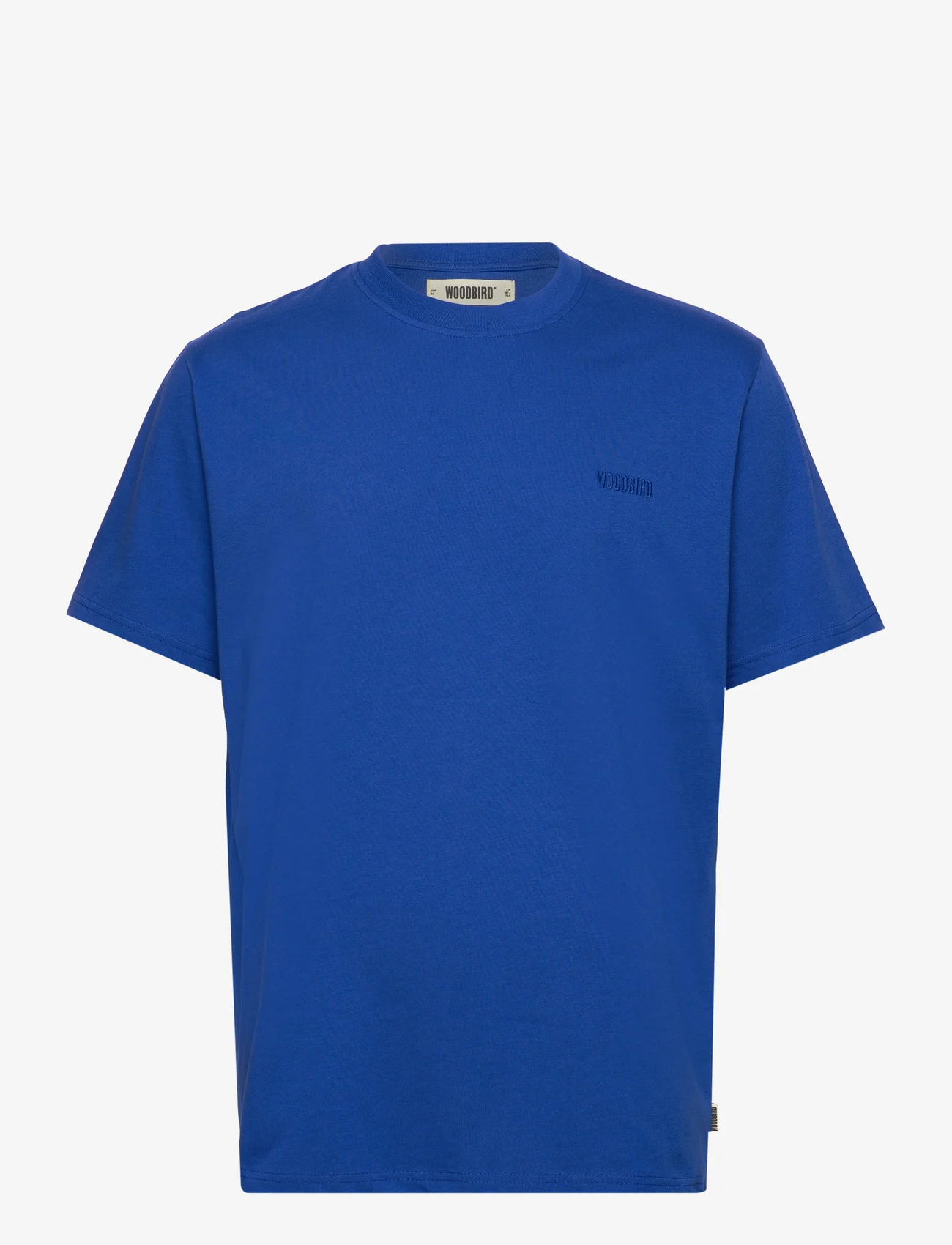 Woodbird - WBBaine Base tee - t-shirts - cobalt blue - 0