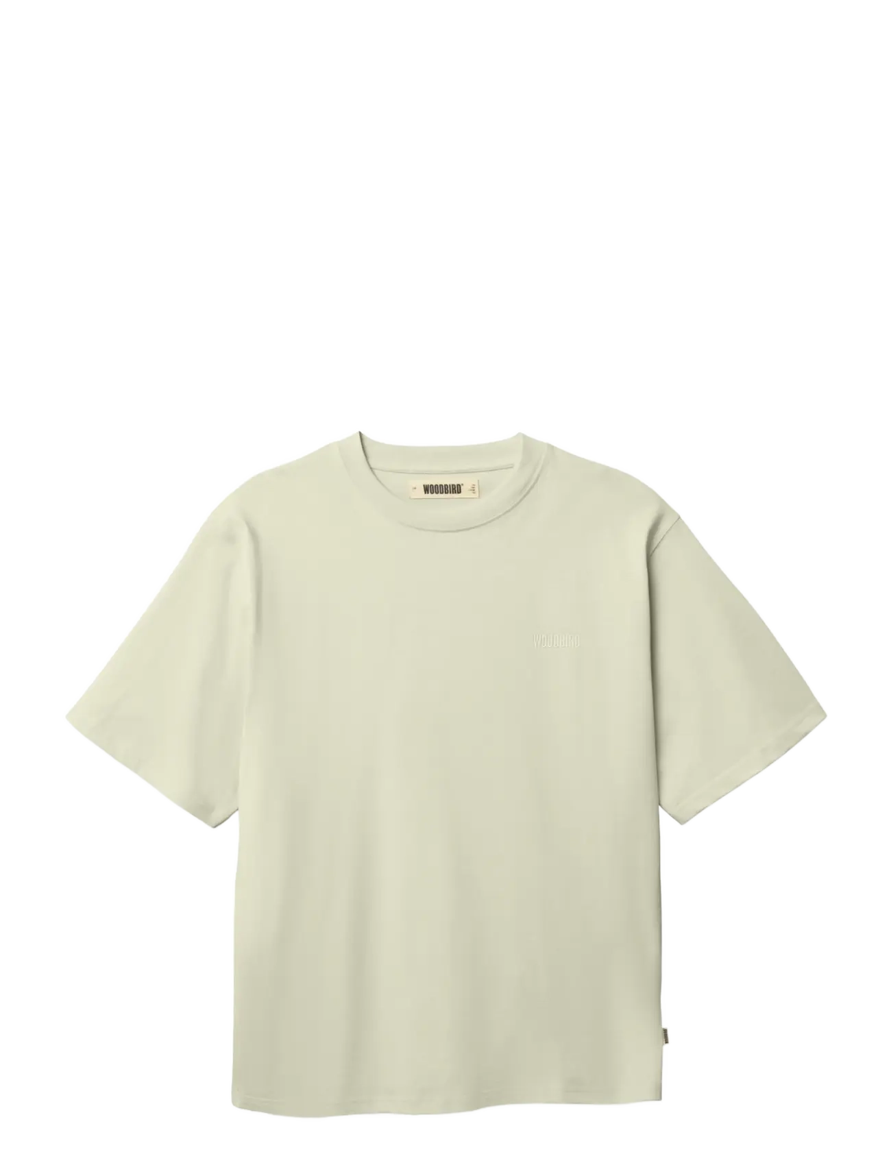 Woodbird WBBaine Base tee - Riided - DUSTY GREEN / green