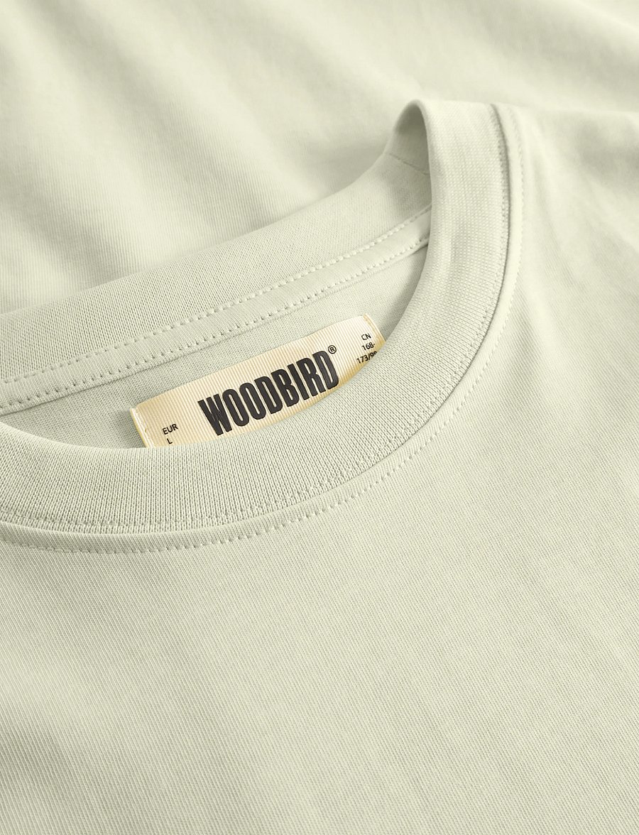 Woodbird - WBBaine Base tee - lühikeste varrukatega t-särgid - dusty green - 2