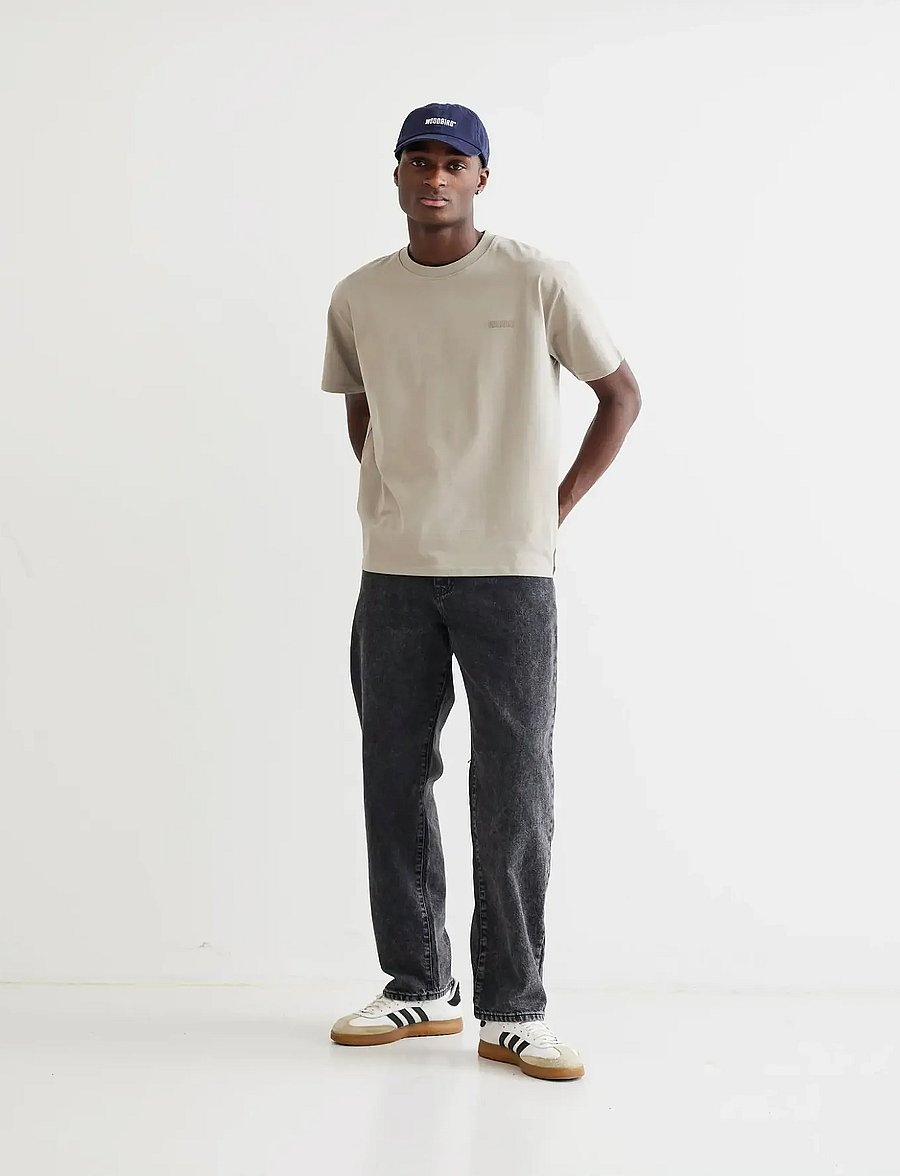 Woodbird - WBBaine Base tee - lühikeste varrukatega t-särgid - light grey - 0
