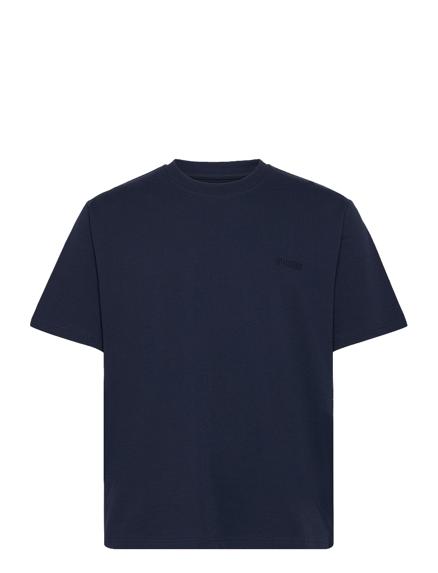 Woodbird - WBBaine Base tee - kurzärmelige t-shirts - navy - 1
