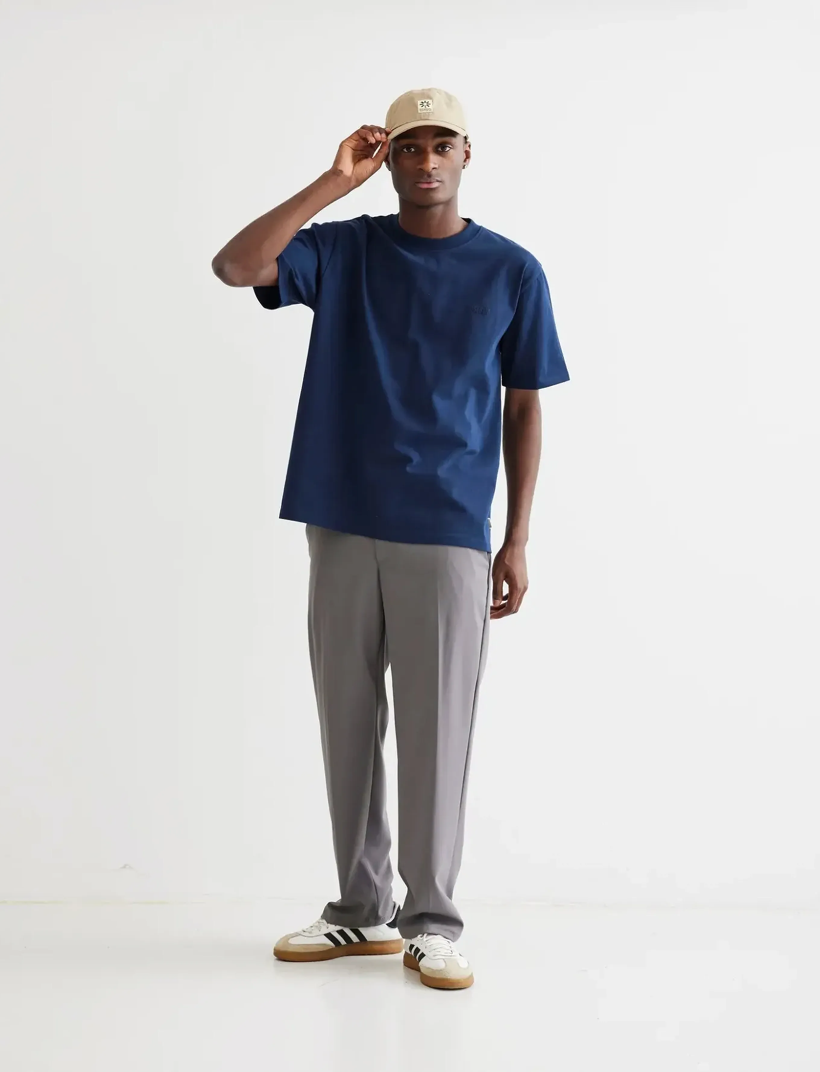 Woodbird - WBBaine Base tee - kortärmade t-shirts - navy - 3