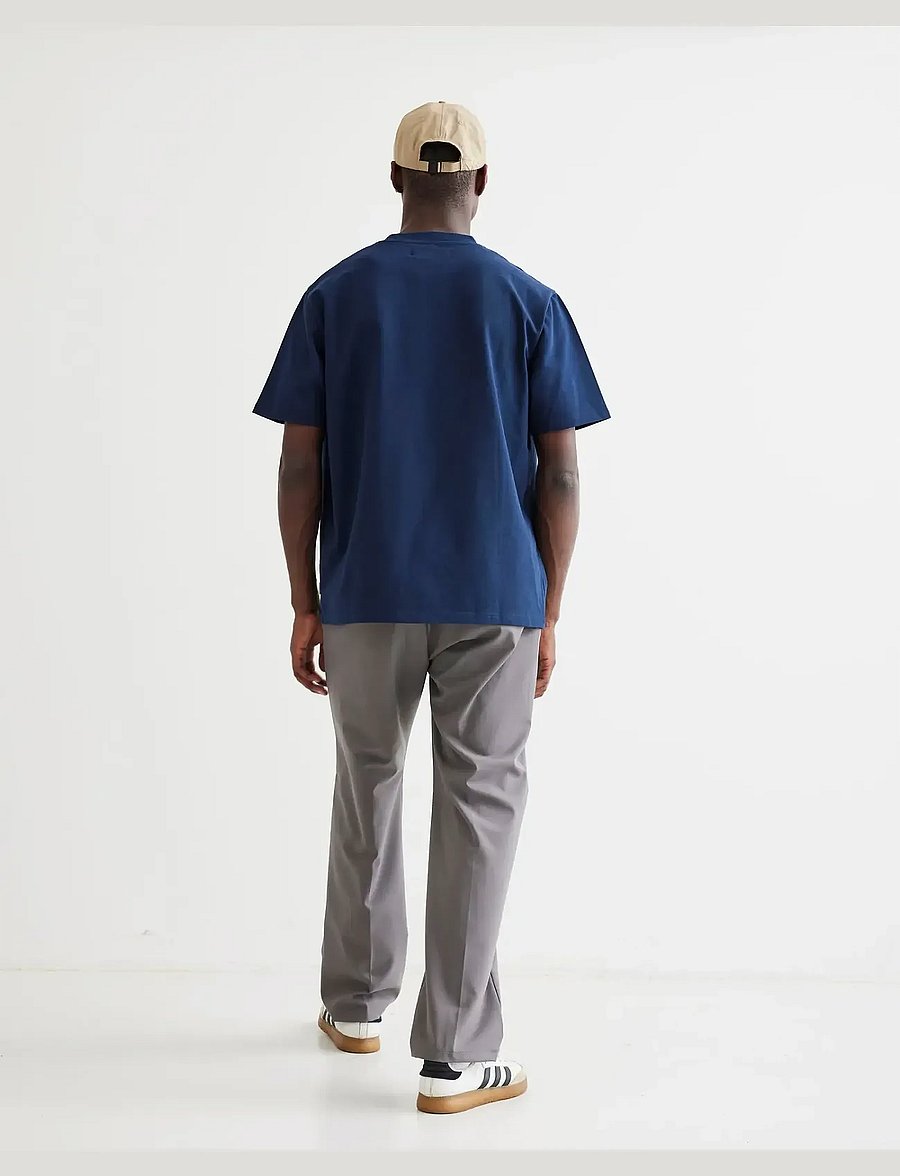Woodbird - WBBaine Base tee - kurzärmelige t-shirts - navy - 5