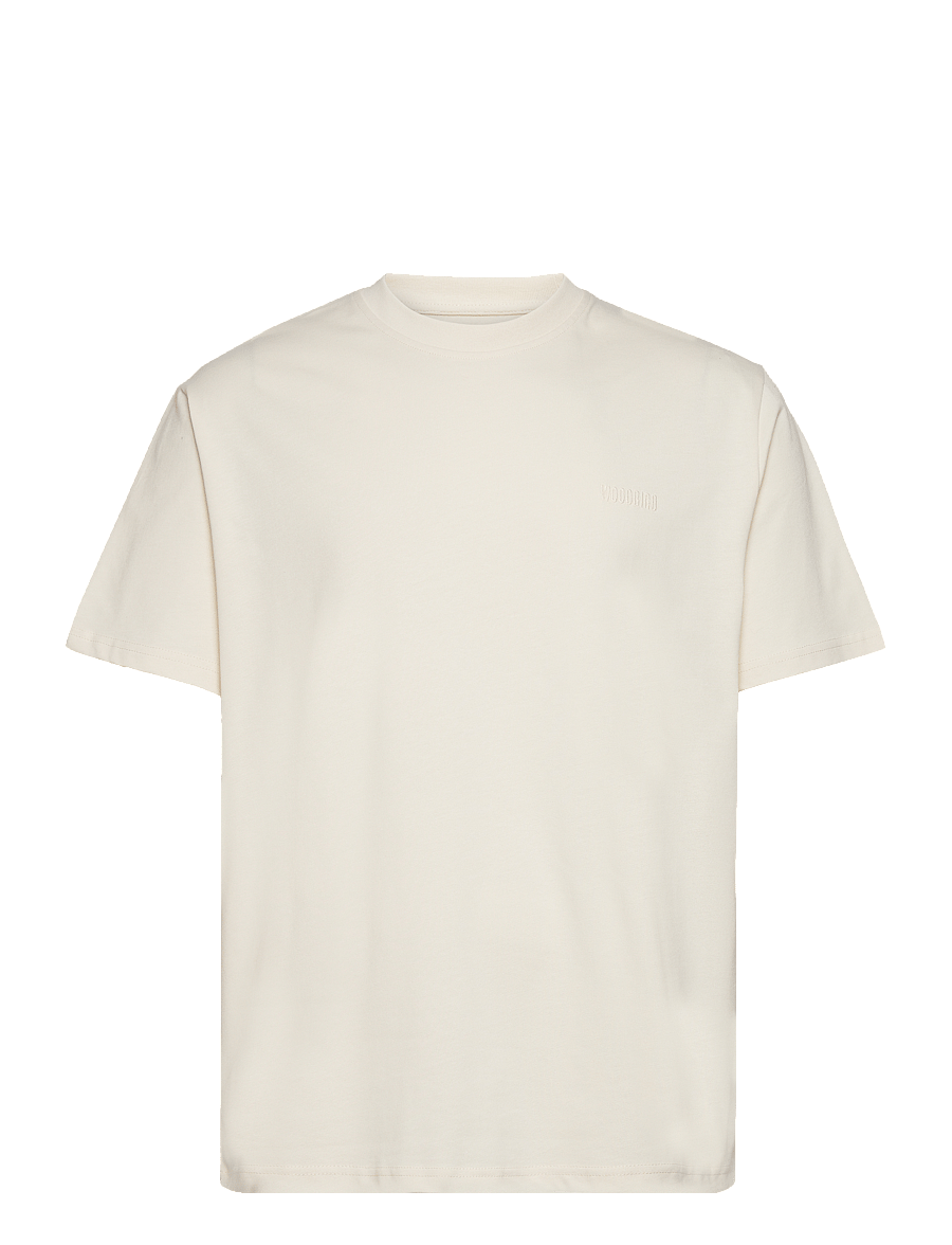 Woodbird - WBBaine Base tee - kurzärmelige t-shirts - off white - 1