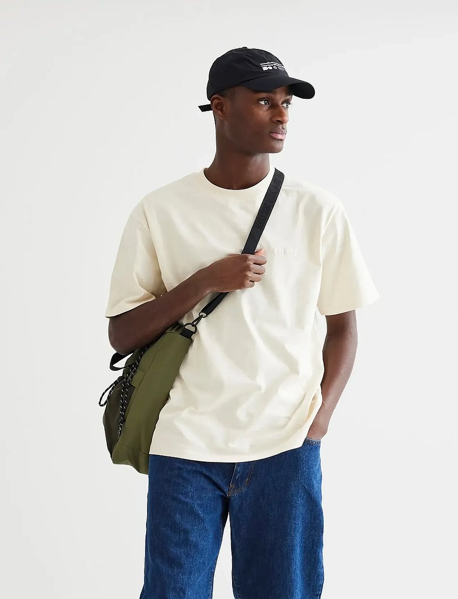 Woodbird - WBBaine Base tee - kurzärmelige t-shirts - off white - 0
