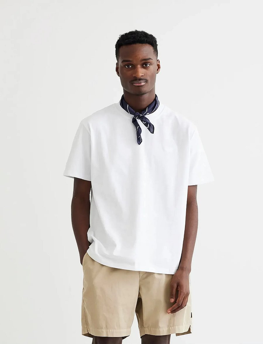 Woodbird - WBBaine Base tee - lühikeste varrukatega t-särgid - white - 0