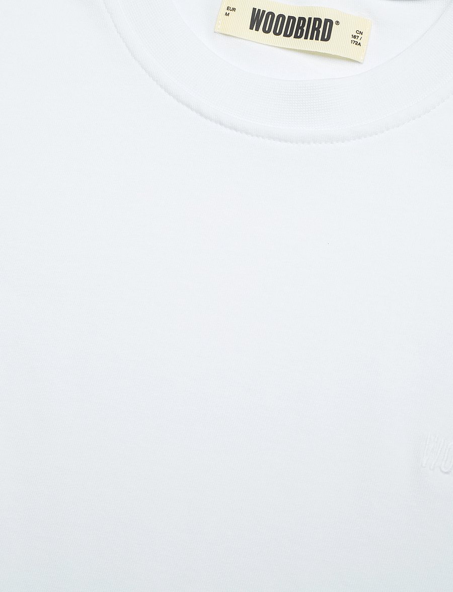 Woodbird - WBBaine Base tee - lühikeste varrukatega t-särgid - white - 3