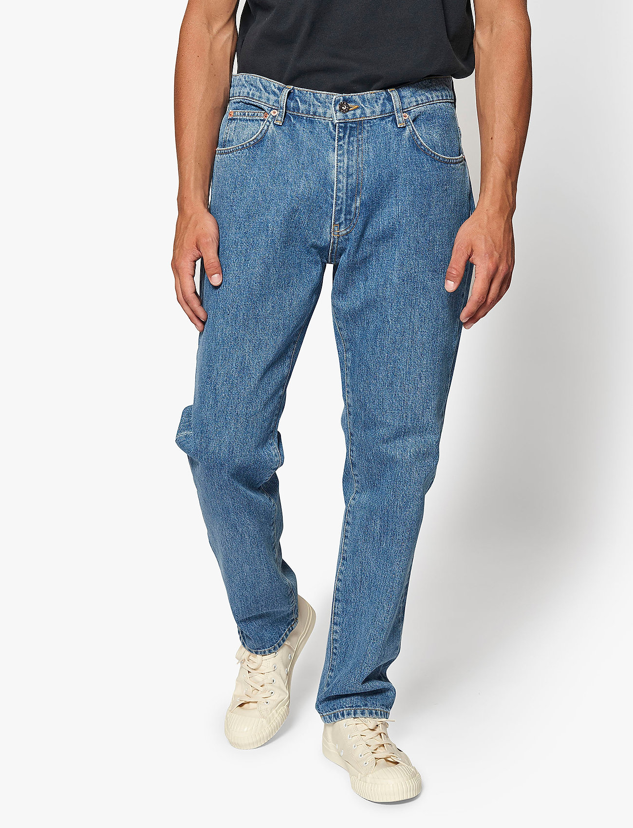 Woodbird Doc Stone Blue Jeans, 27 x 30, Blau - Regular, Männerswear