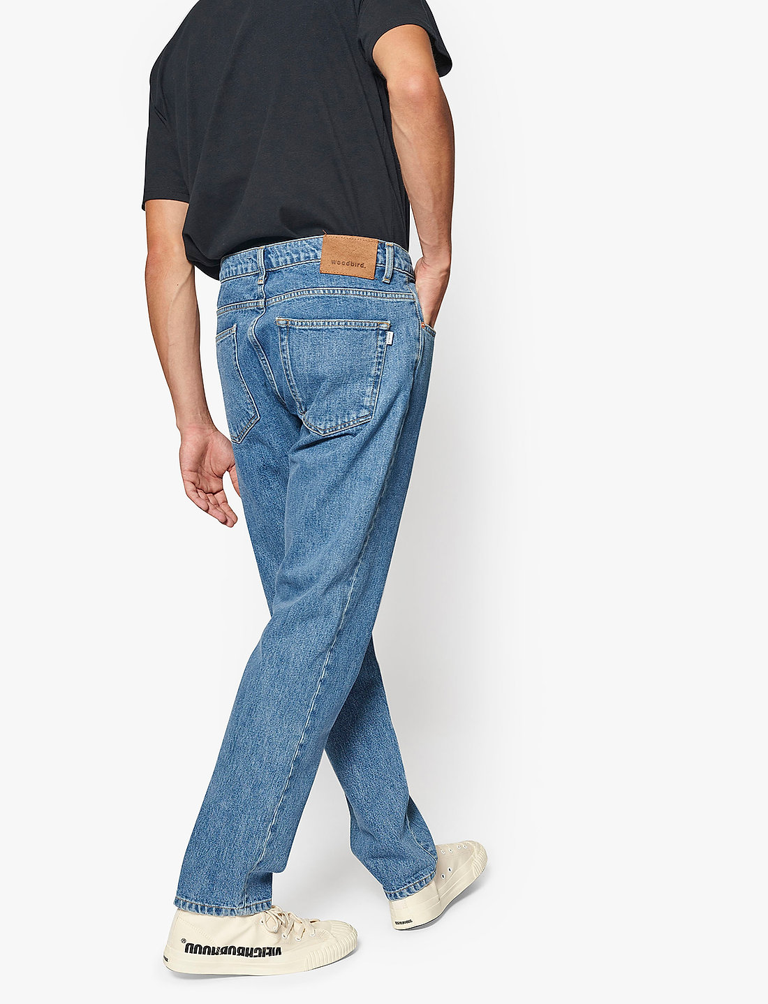 Woodbird - WBDoc Stone Blue Jeans - tavalised teksad - 90s blue - 4