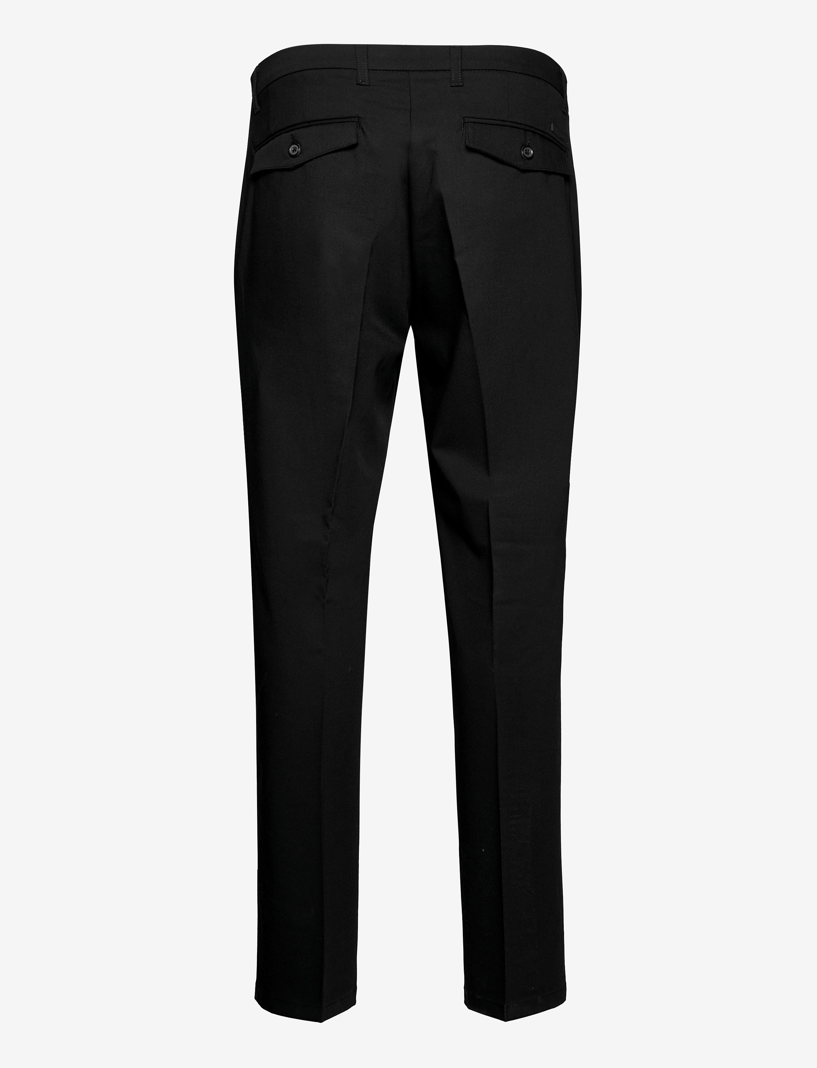 Woodbird - Eik Nickel Pants - jakkesætsbukser - black - 2