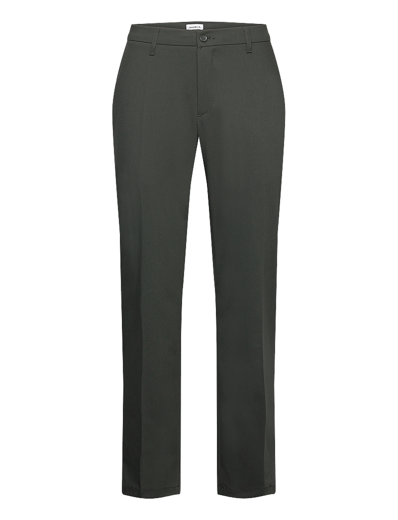 Woodbird - Eik Nickel Pants - habitbukser - dark green - 0