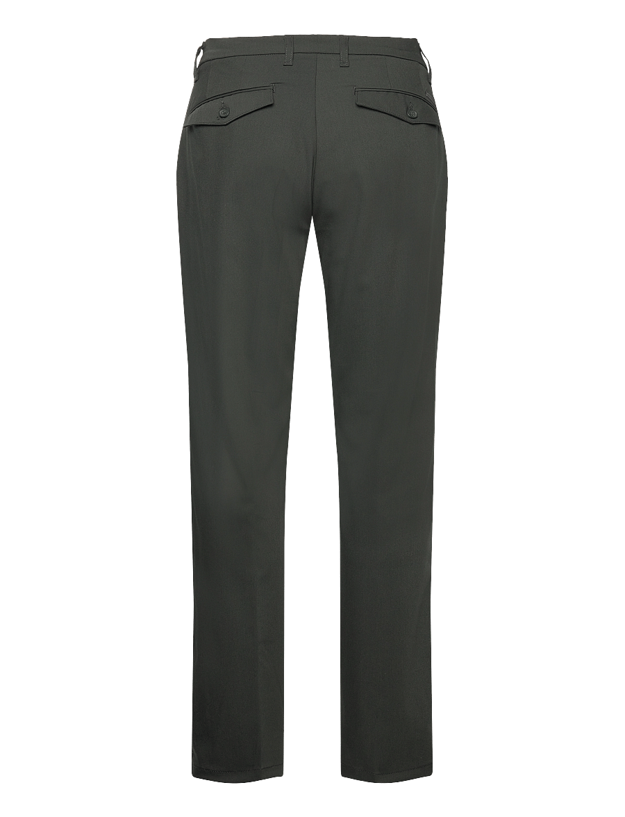 Woodbird - Eik Nickel Pants - anzugshosen - dark green - 1