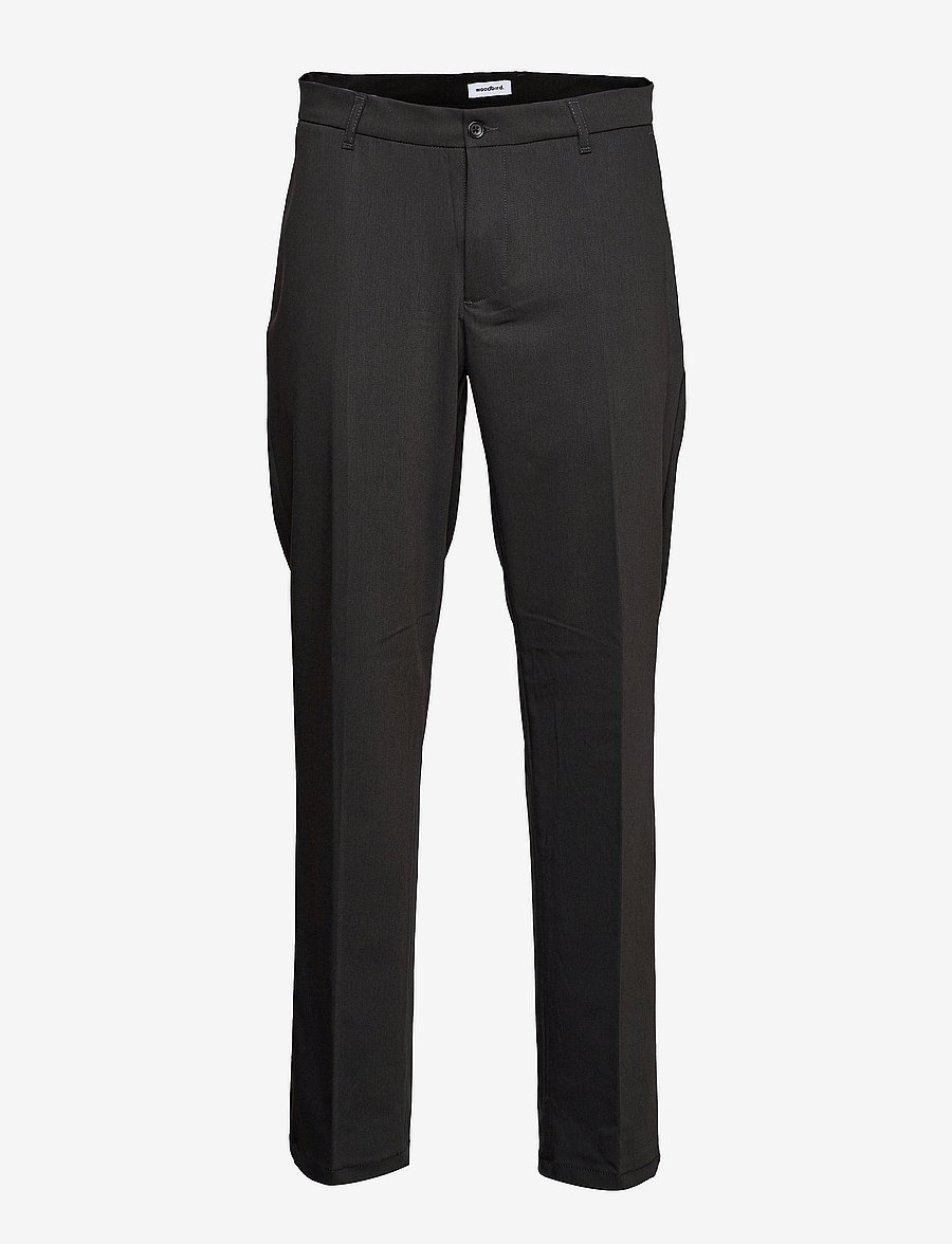 Woodbird - Eik Nickel Pants - anzugshosen - grey - 1