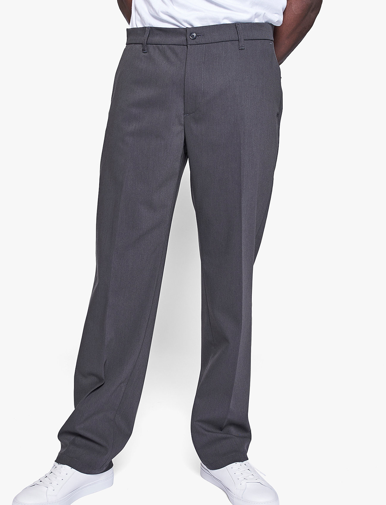 Woodbird Eik Nickel Pants, 27, Grey, Bukser > Formelle Bukser, Herre