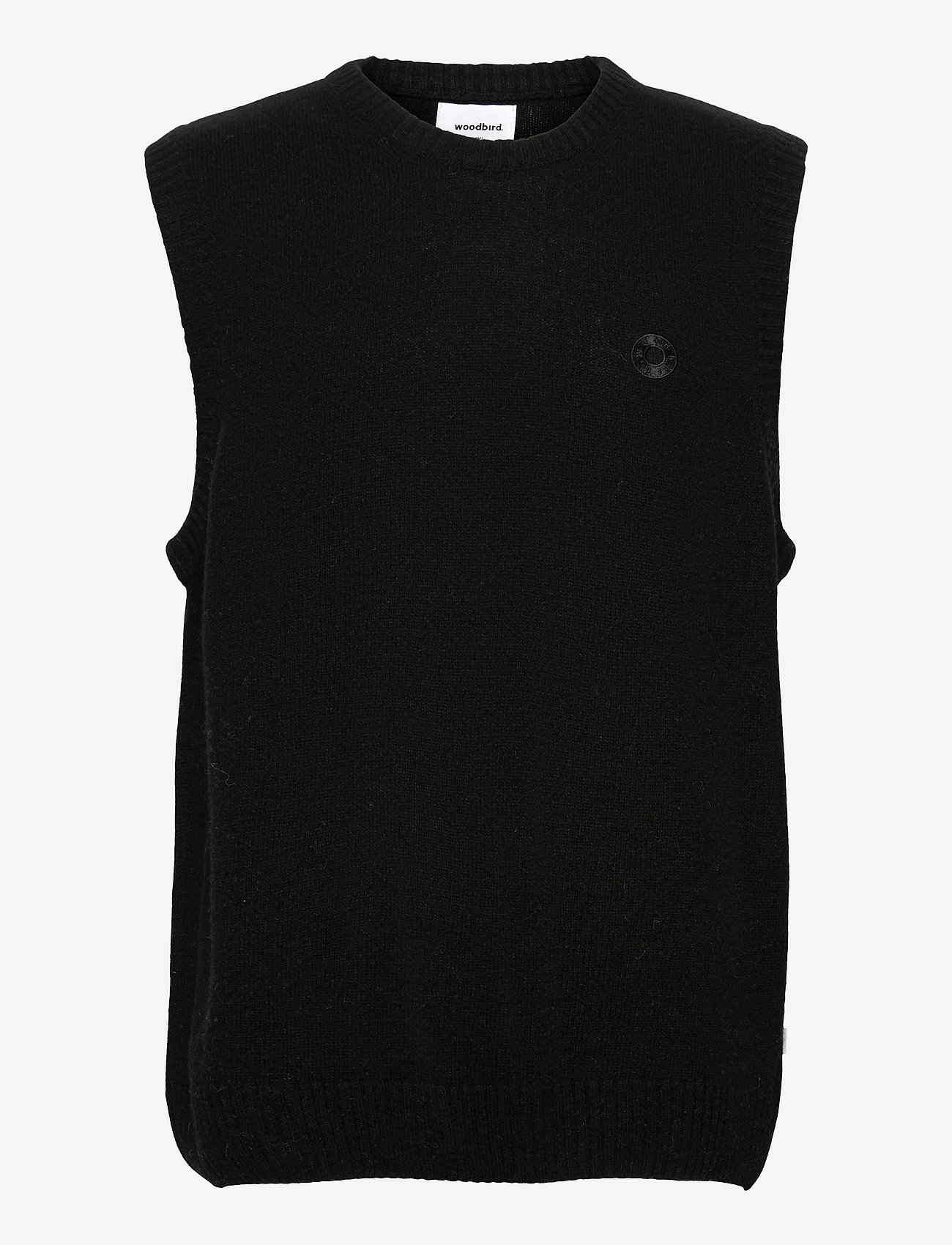 Woodbird - Karl Wool Vest - black - 0