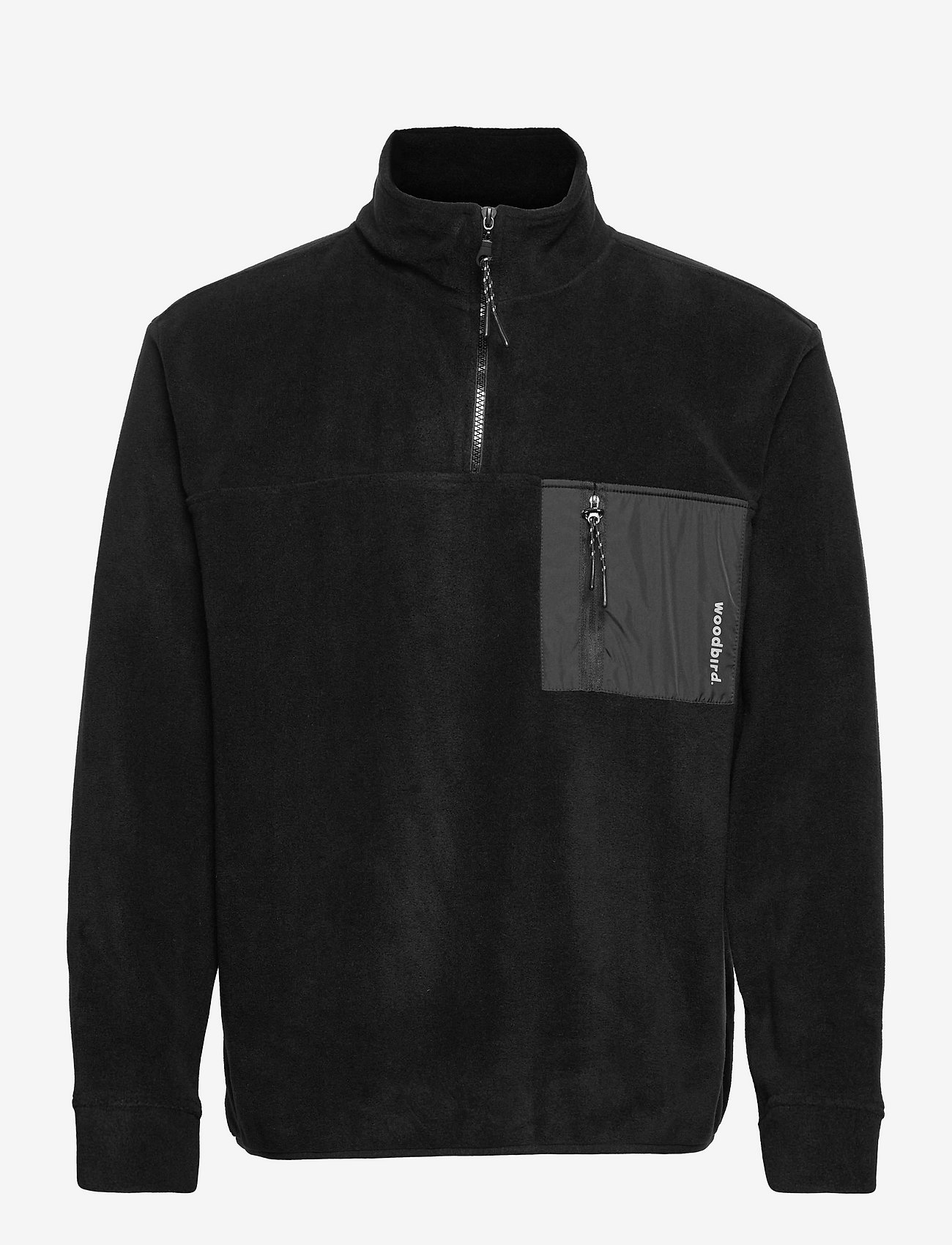 Woodbird - Frinck Half-Zip Fleece - black - 0