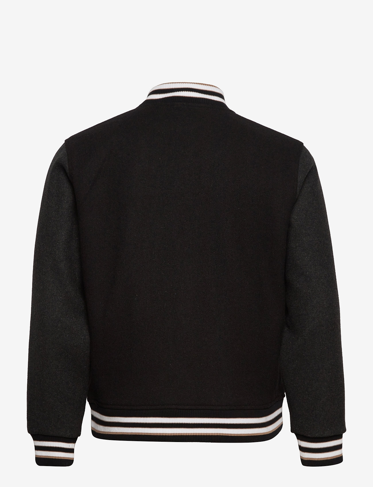 Woodbird - Kip Varsity Jacket - black-grey - 1