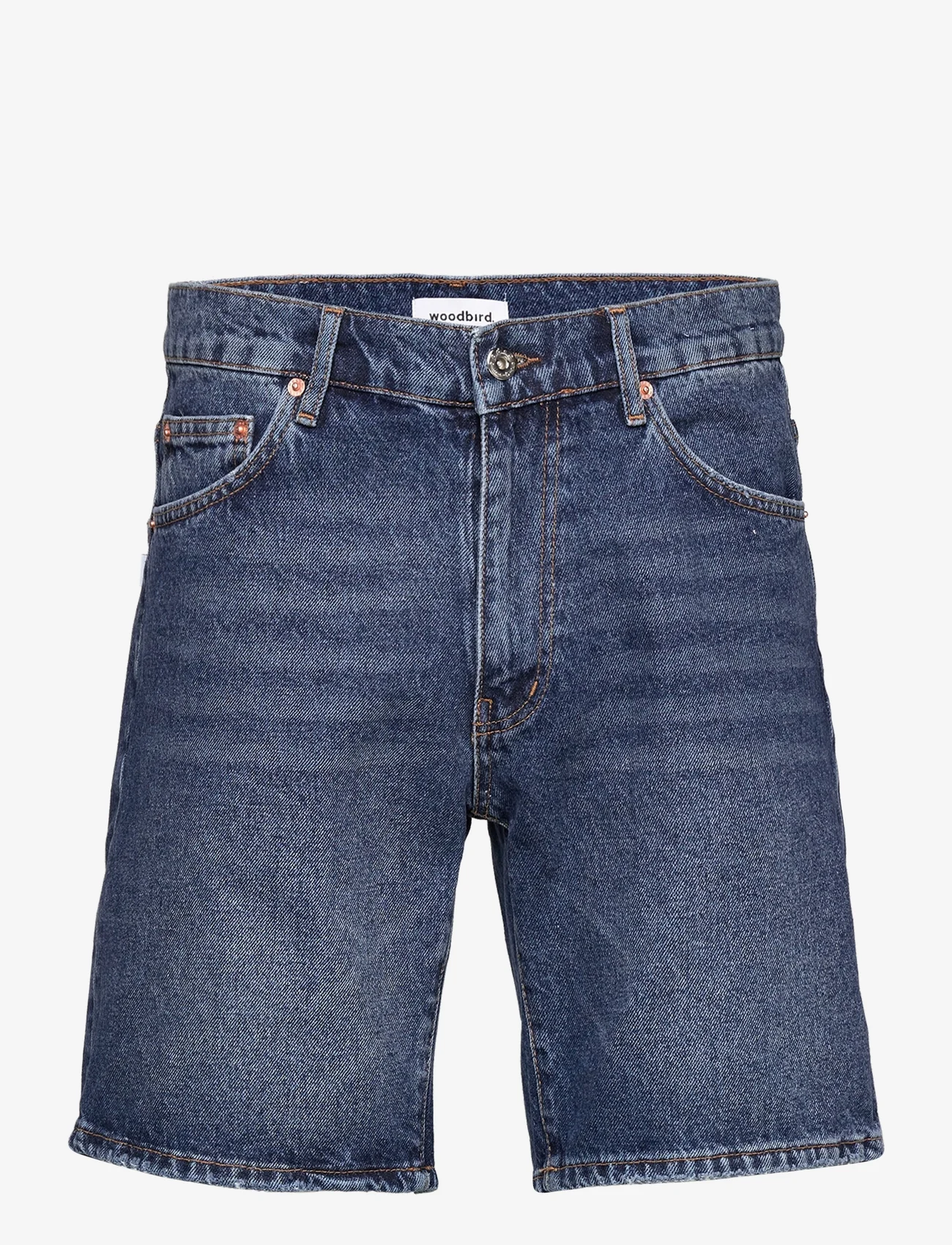 Woodbird - Doc Blooke Shorts - denim shorts - 90s blue - 0