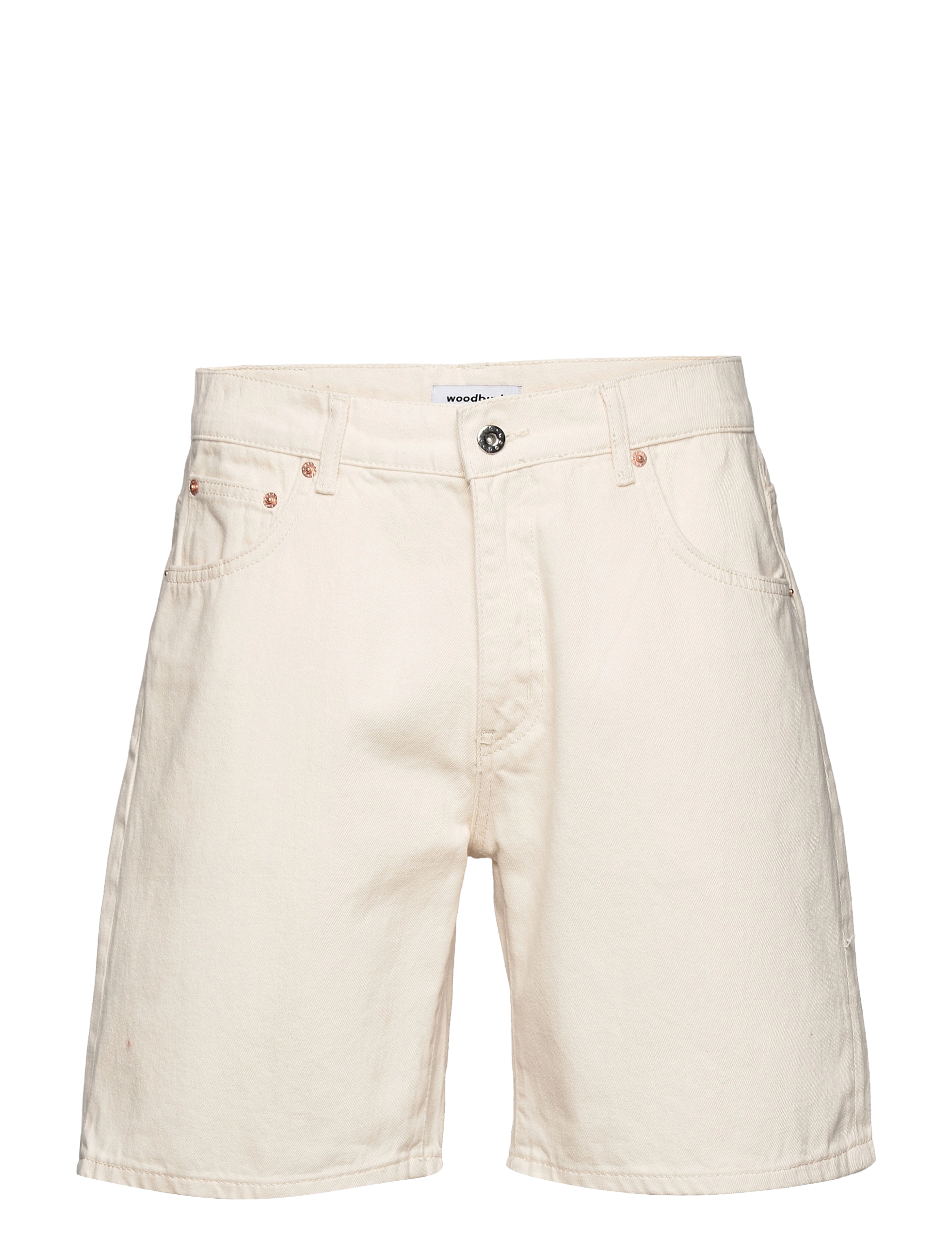 Woodbird Doc Twill Shorts - Shorts - OFF WHITE / cream