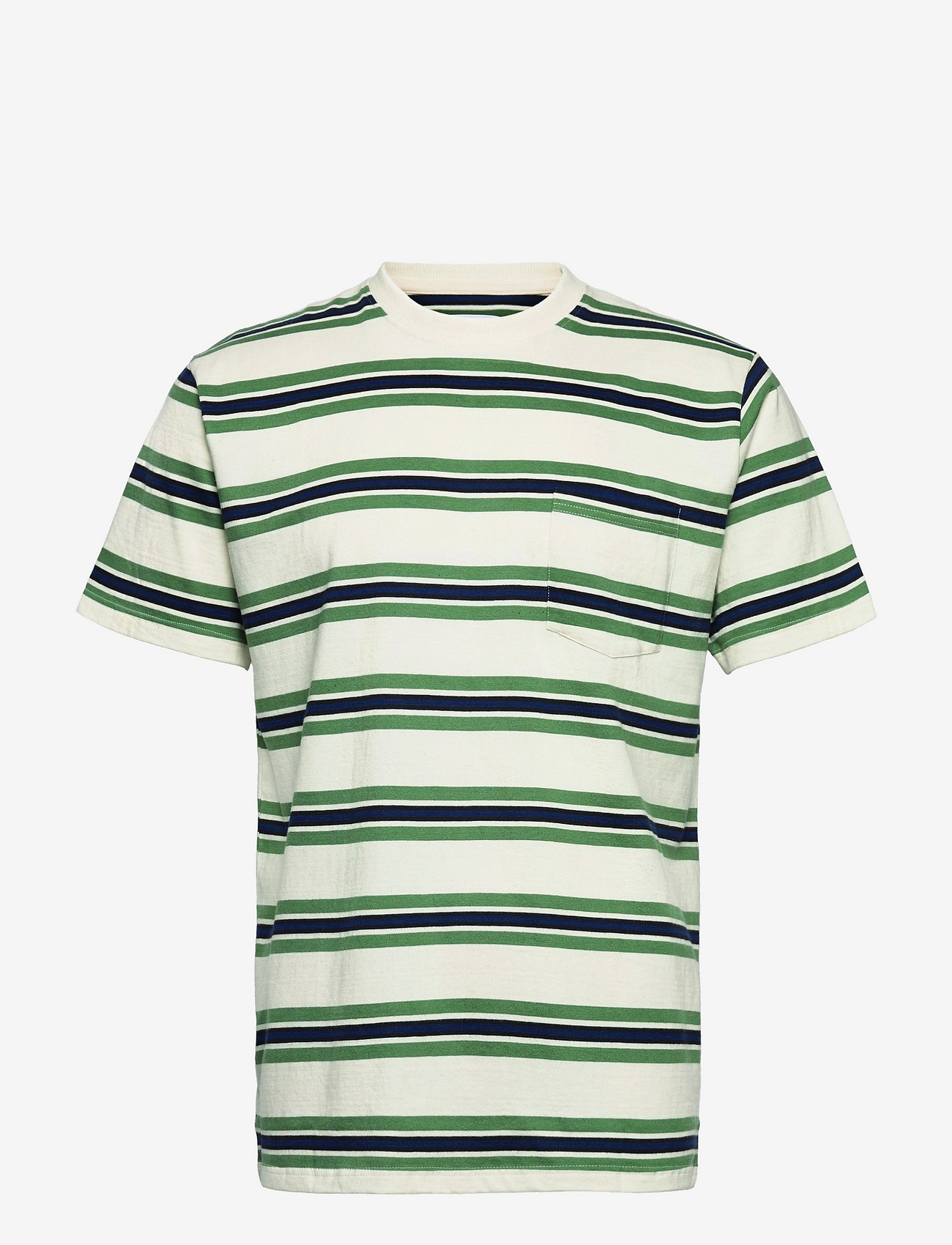 Woodbird - Soma Stripe Tee - off white - 0
